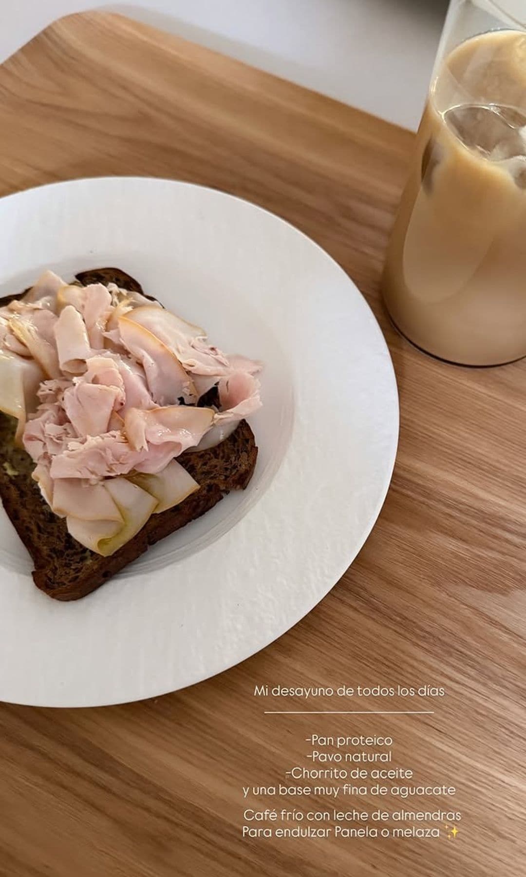 El desayuno proteico de Vicky Martín Berrcoal