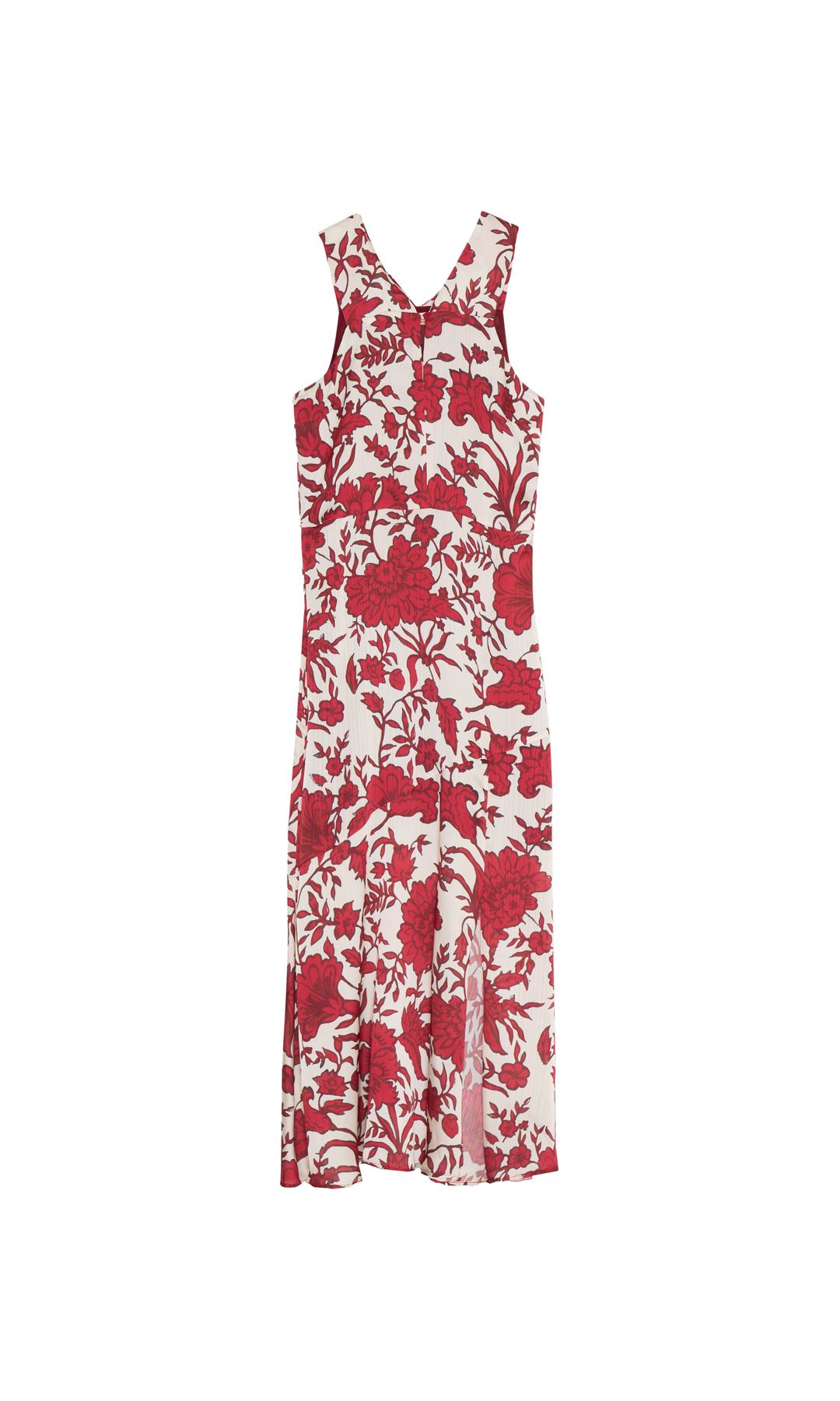Vestido midi con print floral (165 €), de Bimani