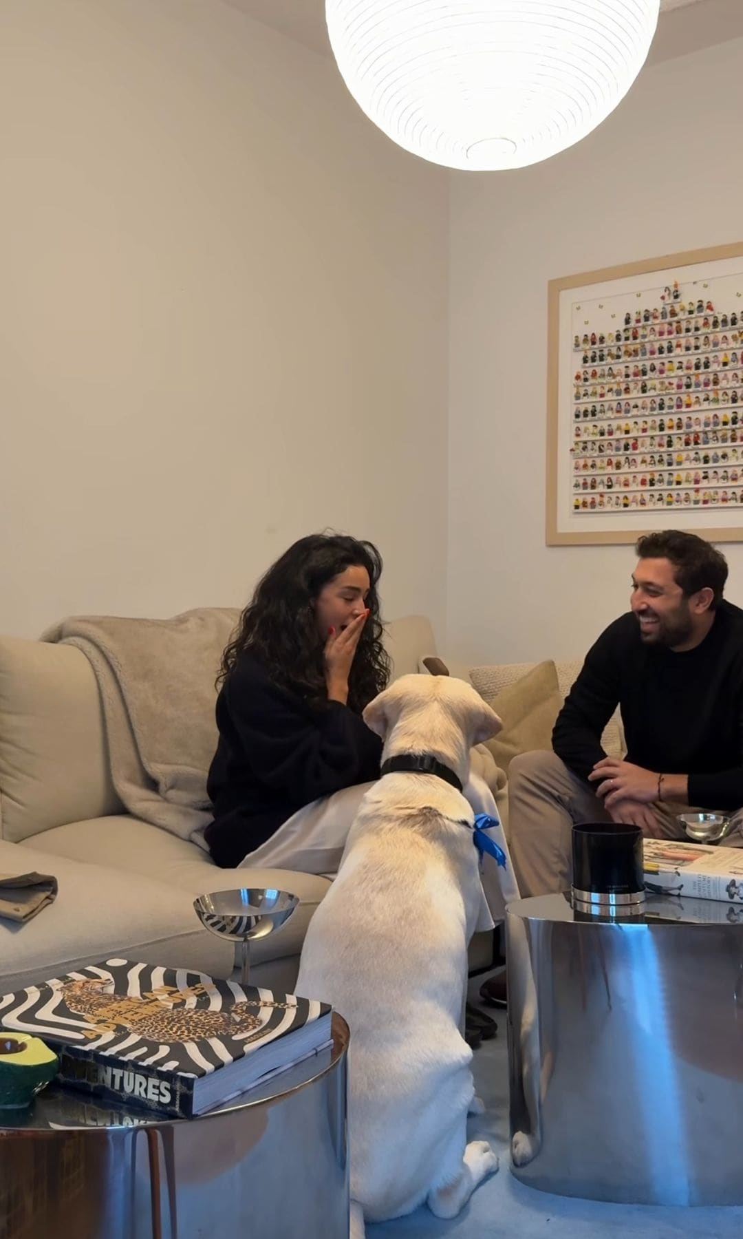 Ale Capetillo fue sorprendida por Nader con un bellísimo anillo.