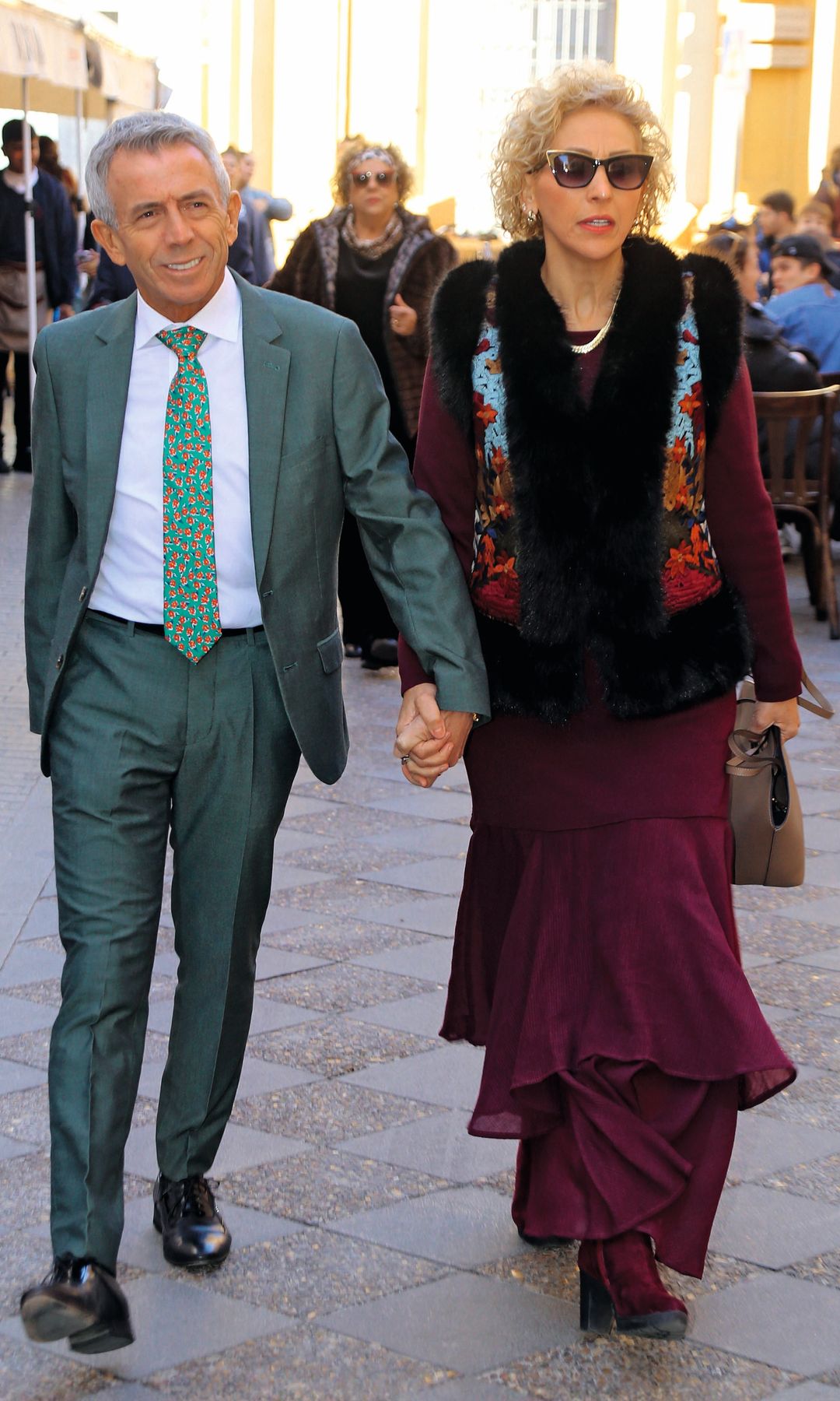 El empresario José Luis López Rodríguez, conocido como "el Turronero", y su mujer, Carmen Mariscal