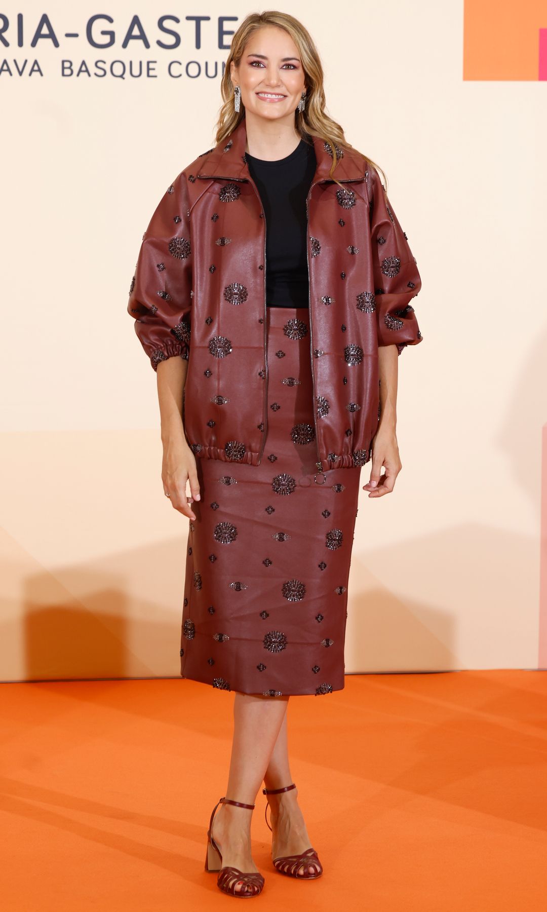 Alba Carrillo, en el photocall del canal La Séptima durante la 18.ª edición del FesTVal, Festival de Televisión de Vitoria 2026, en Vitoria, el lunes 7 de septiembre de 2026