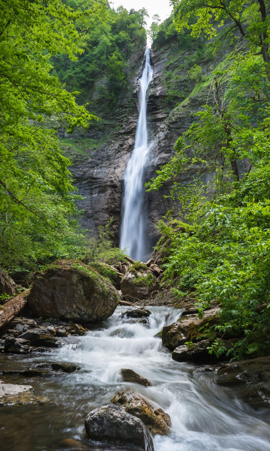 Cascada de Skakavac, en la selva tropical de Perućica, Bosnia y Herzegovina