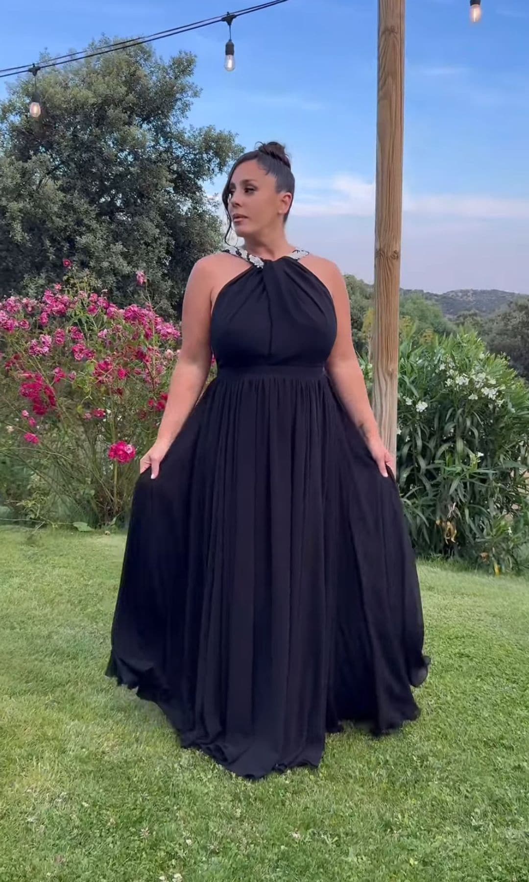 Anabel Pantoja en la boda de Susana Molina