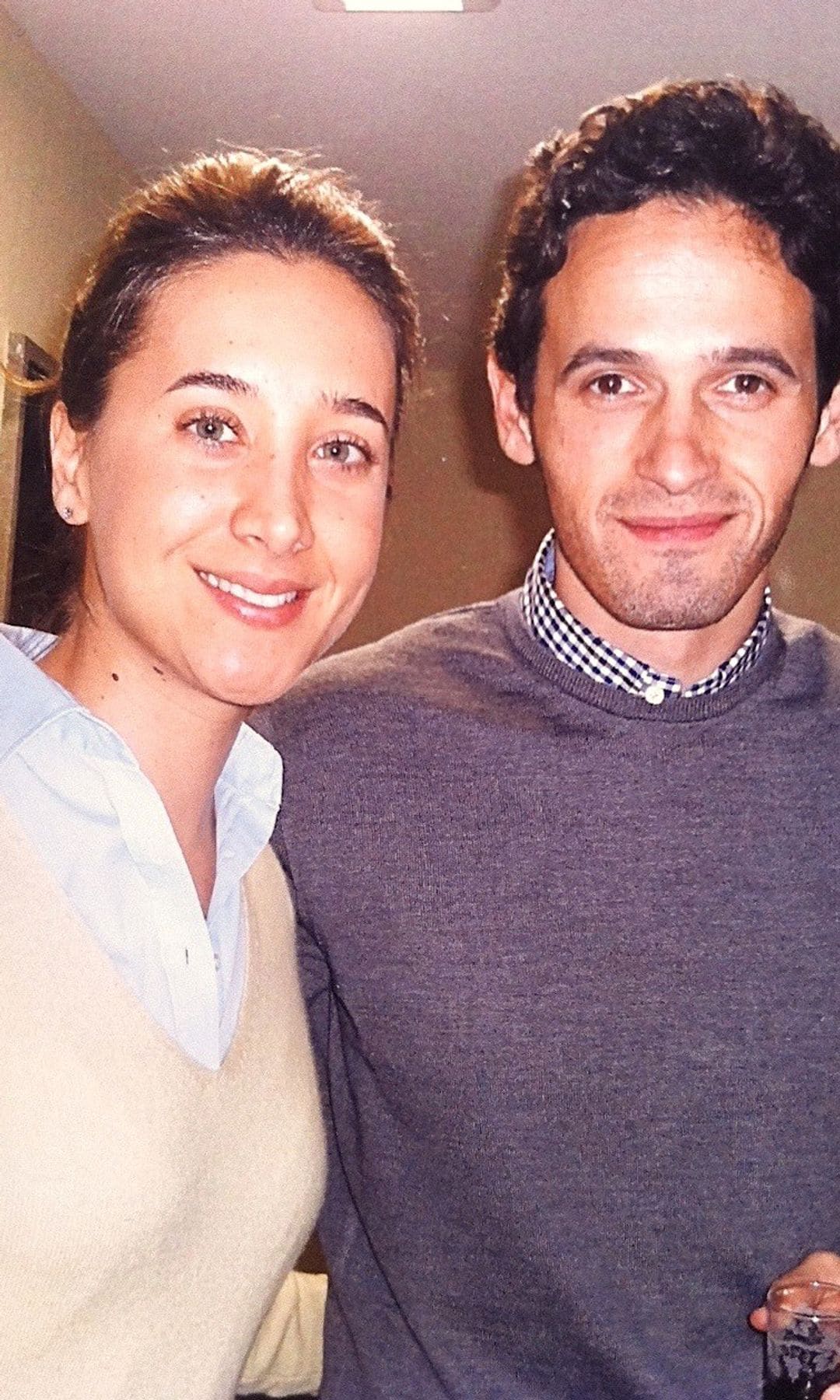 Melina con su marido