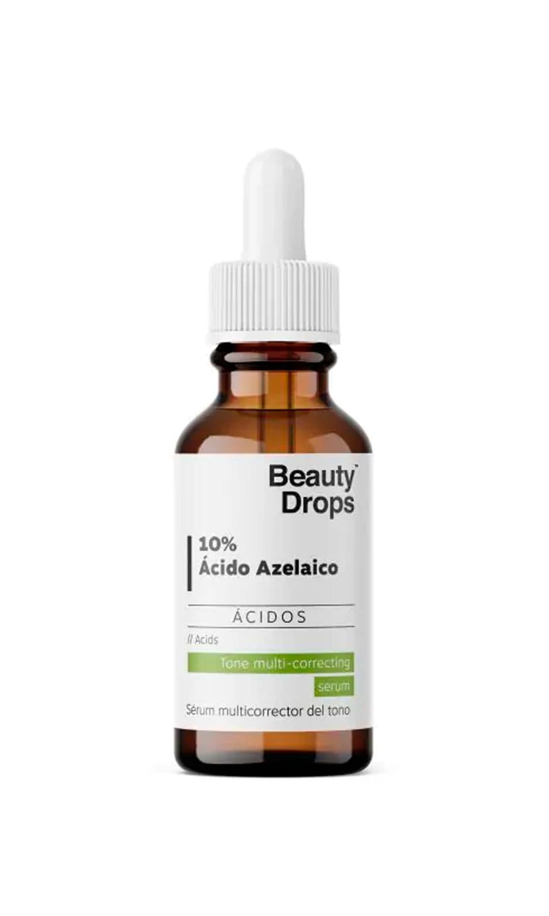 Sérum multicorrector de tono '10% Ácido Azelaico' (10,95 €), de Beauty Drops.