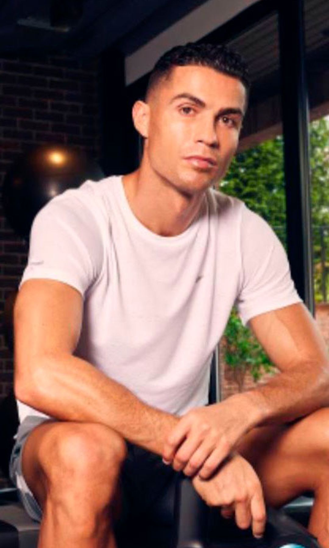Cristiano Ronaldo en el gimnasio