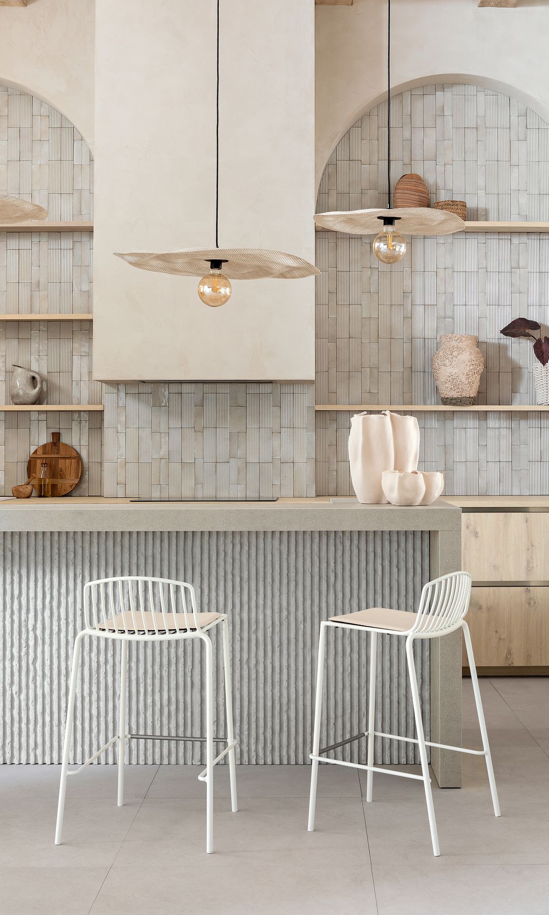 Cocina con azulejos