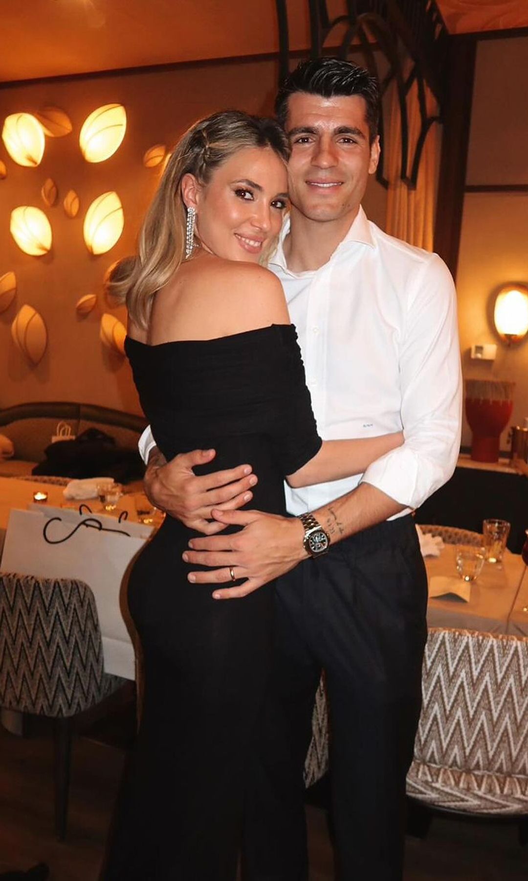 Alice Campello y Álvaro Morata
