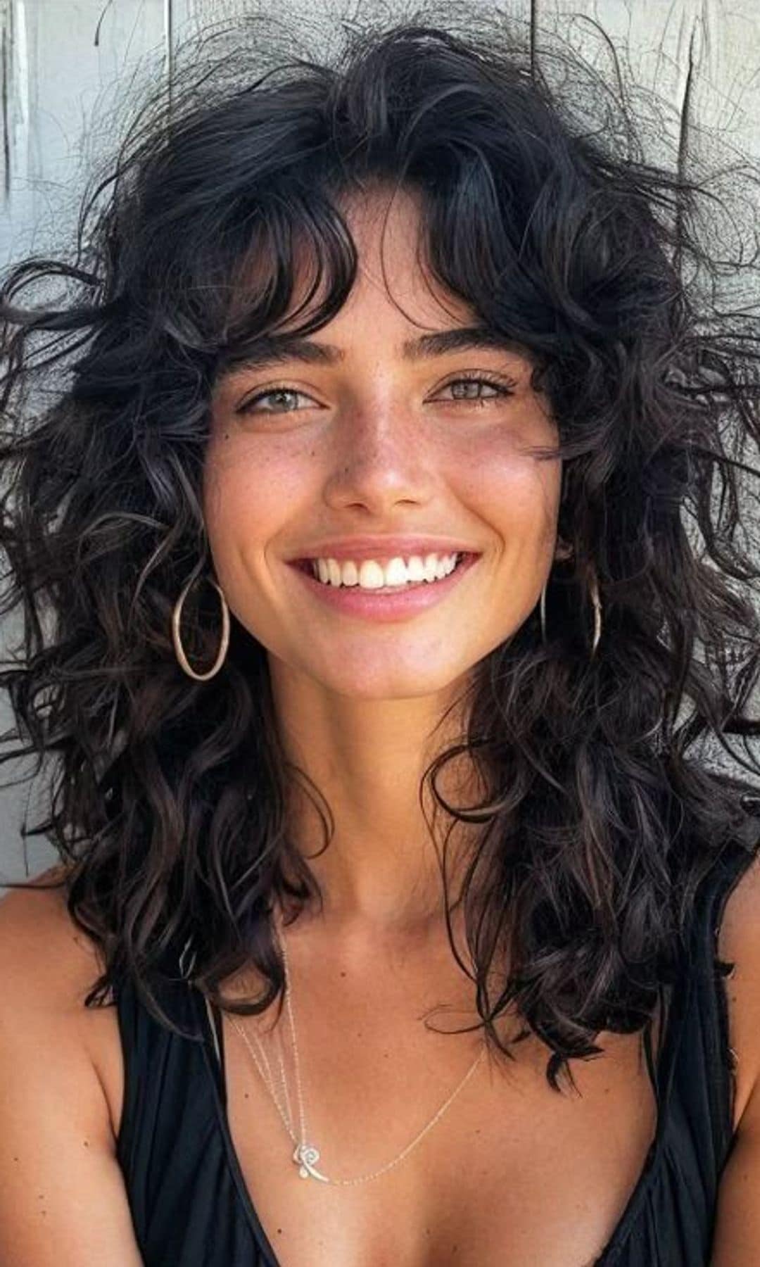 Corte de pelo rizado