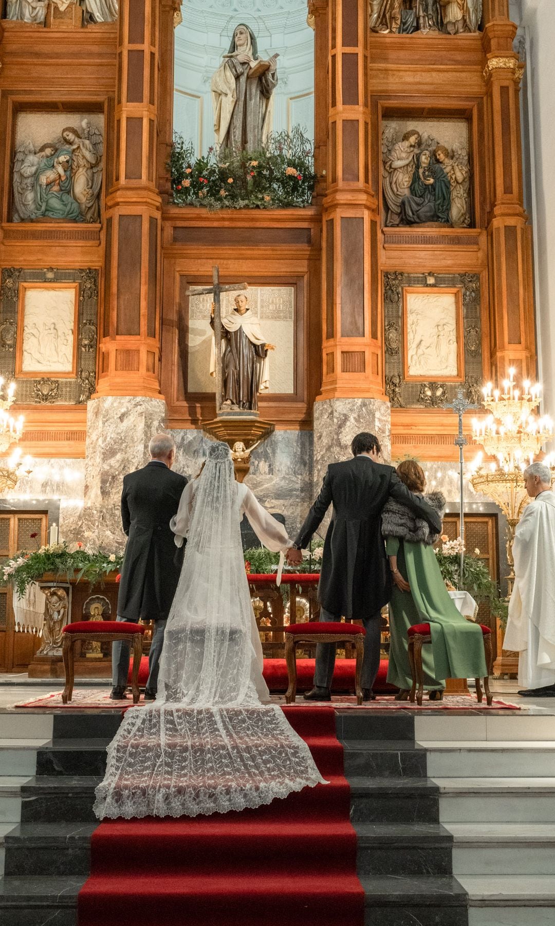 Velo de novia largo