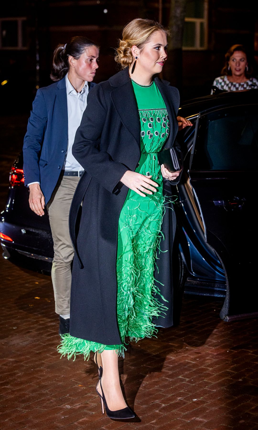 amalia de holanda vestido verde