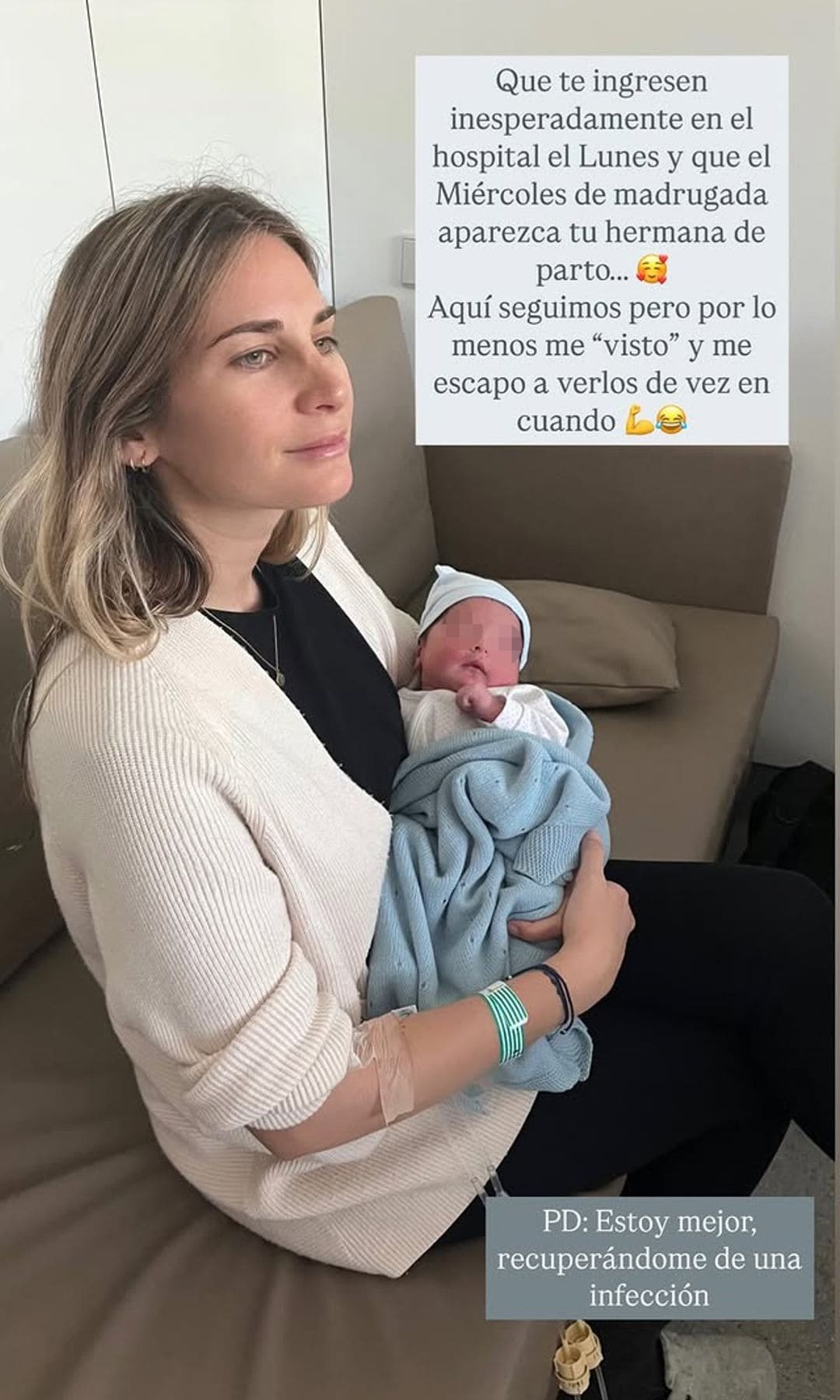 Sibi Montes con su sobrino Nicolás