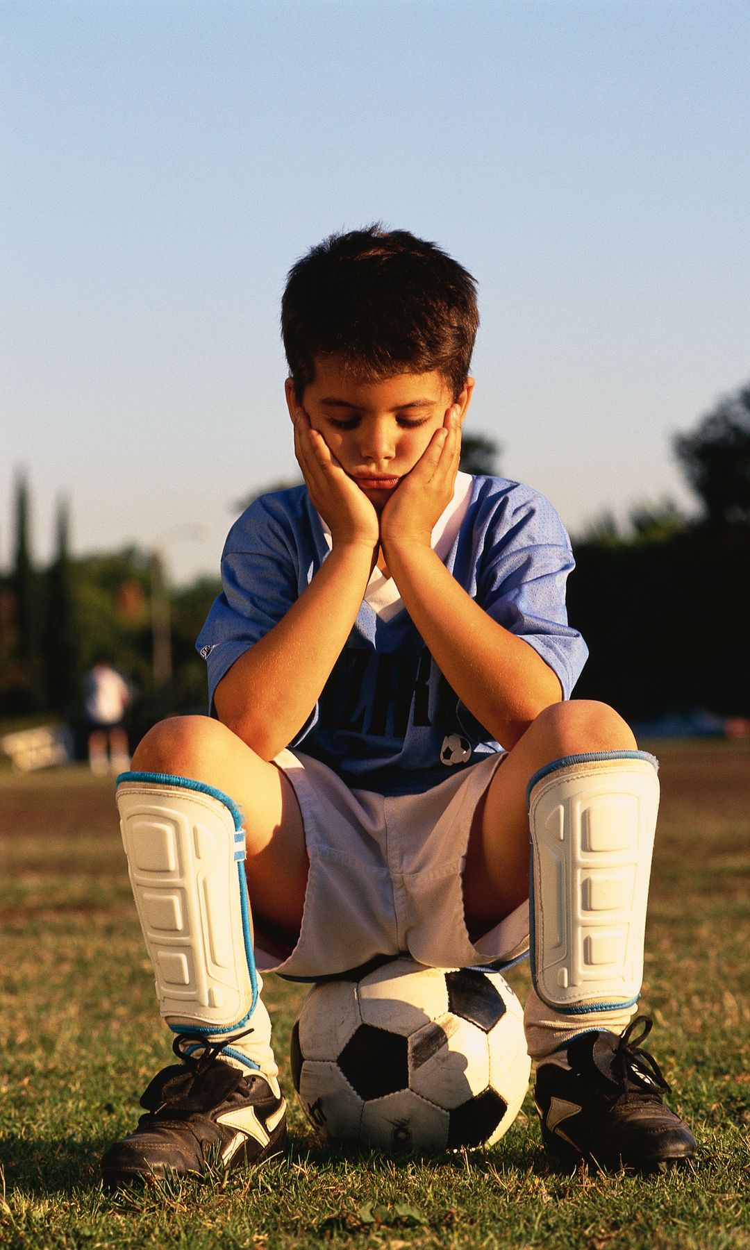 Niño futbolista