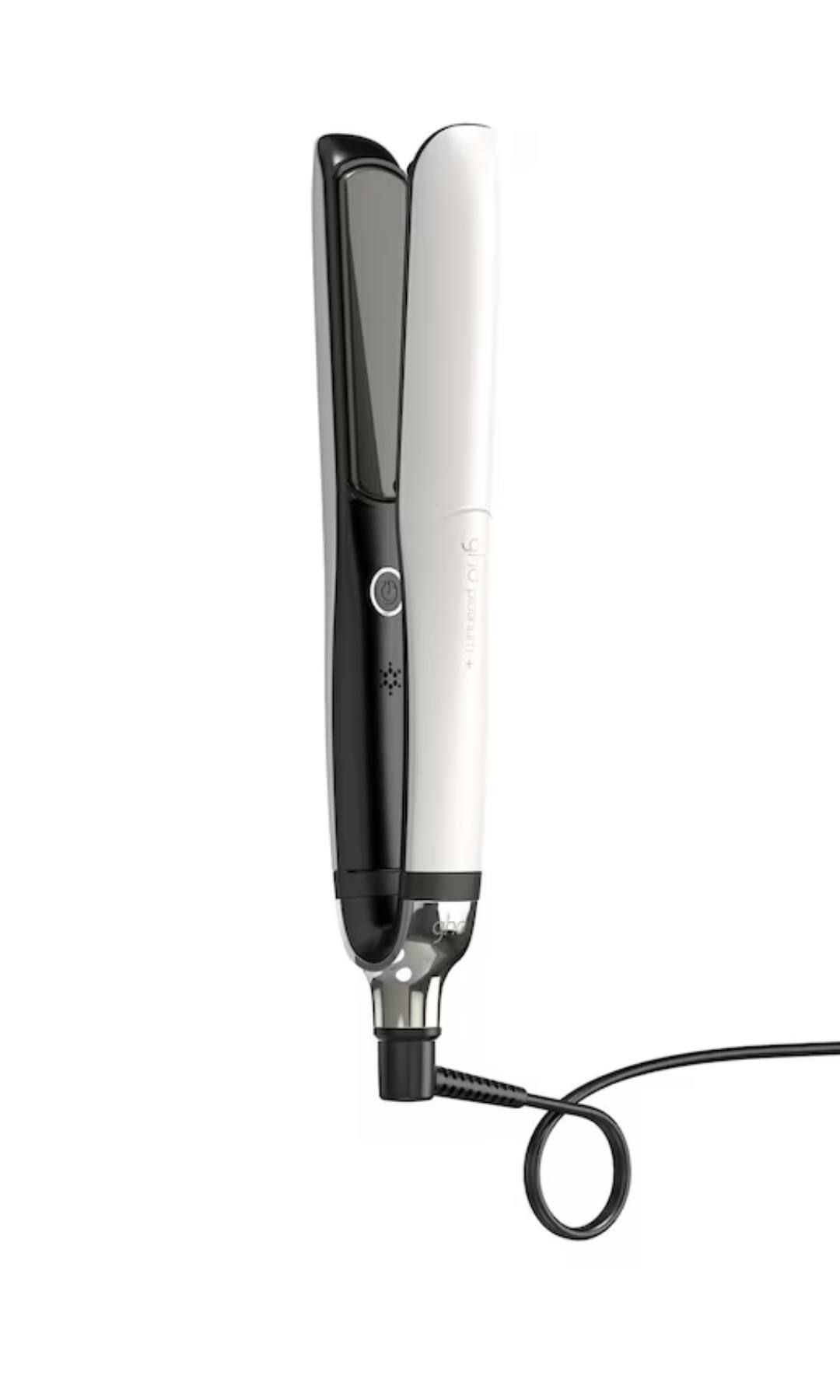 Plancha Platinum+, monitoriza la temperatura 250 veces por segundomy ajusta la potencia según el grosor del mechón y la velocidad con la que se desliza la plancha (299€), ghd 