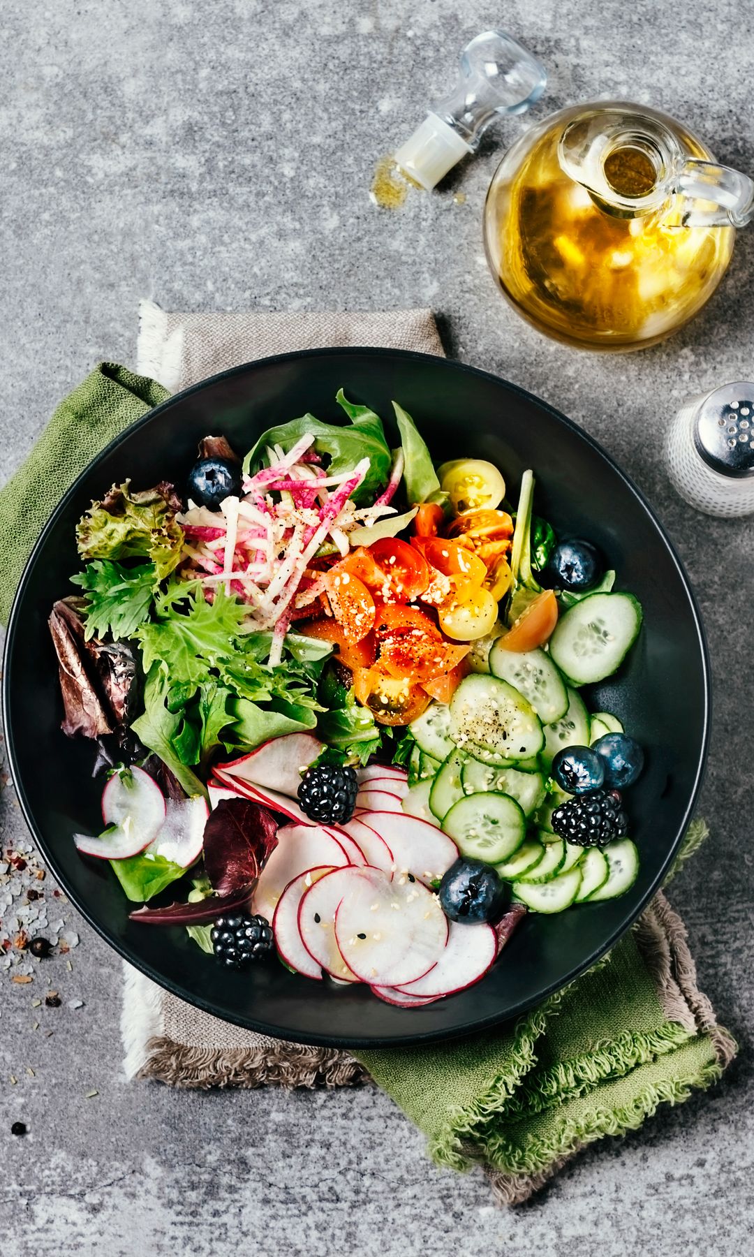 Una ensalada variada y completa