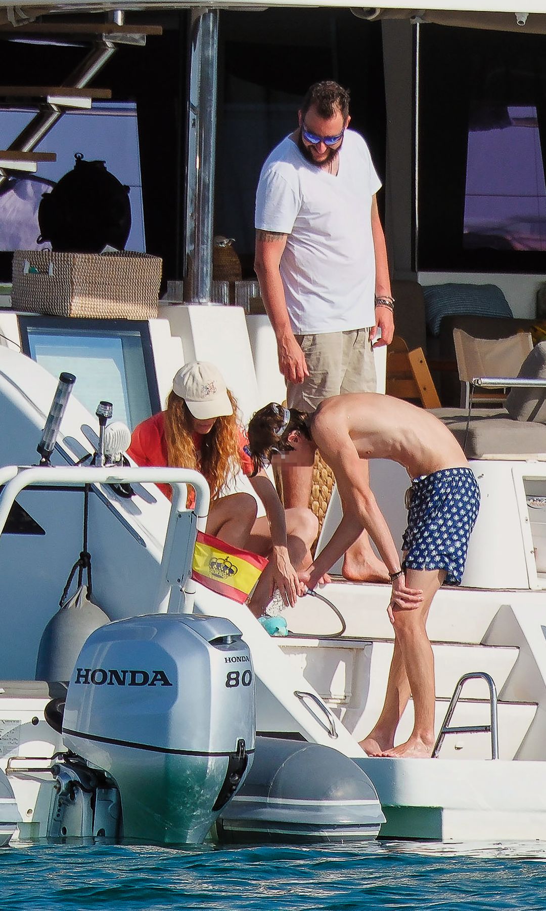 BORJA Y BLANCA THYSSEN  DESEMBARCO EN IBIZA: UN MUNDO IDEAL JUNTO A SUS CINCO HIJOS