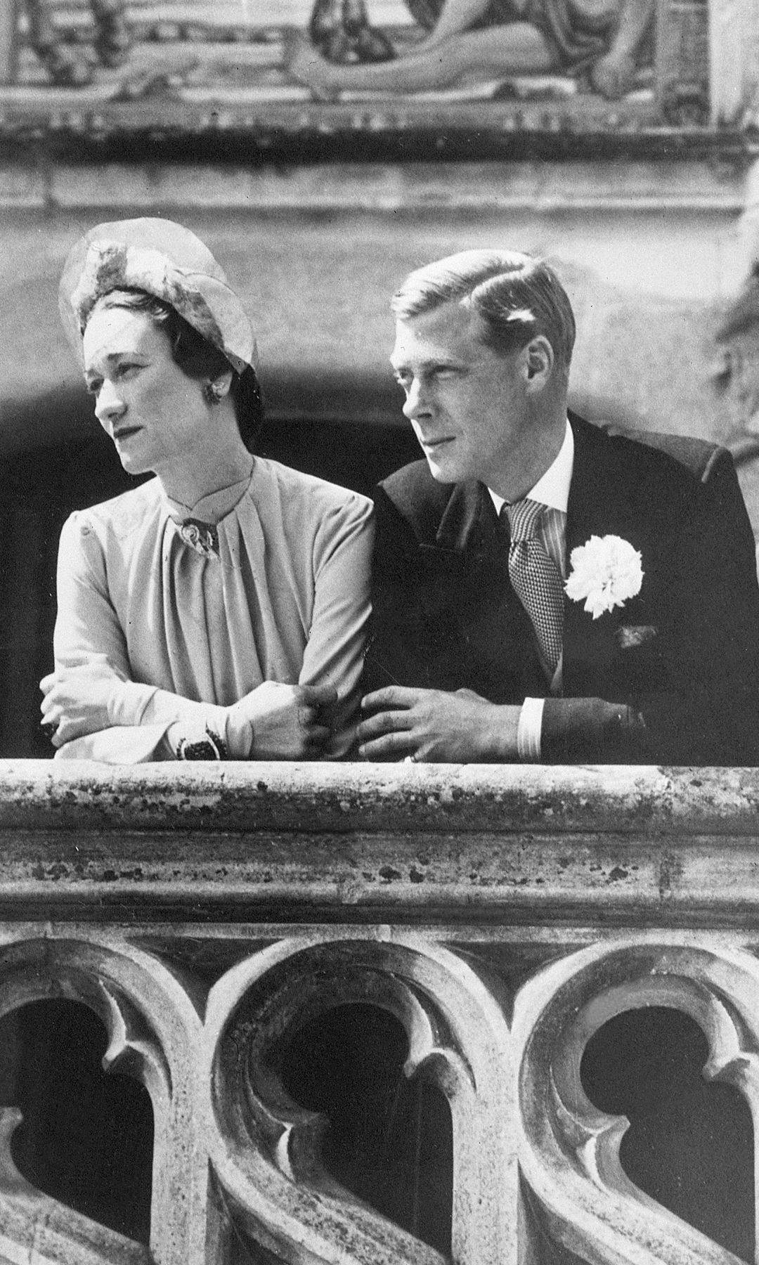 Wallis Simpson y Eduardo VIII el día de su boda