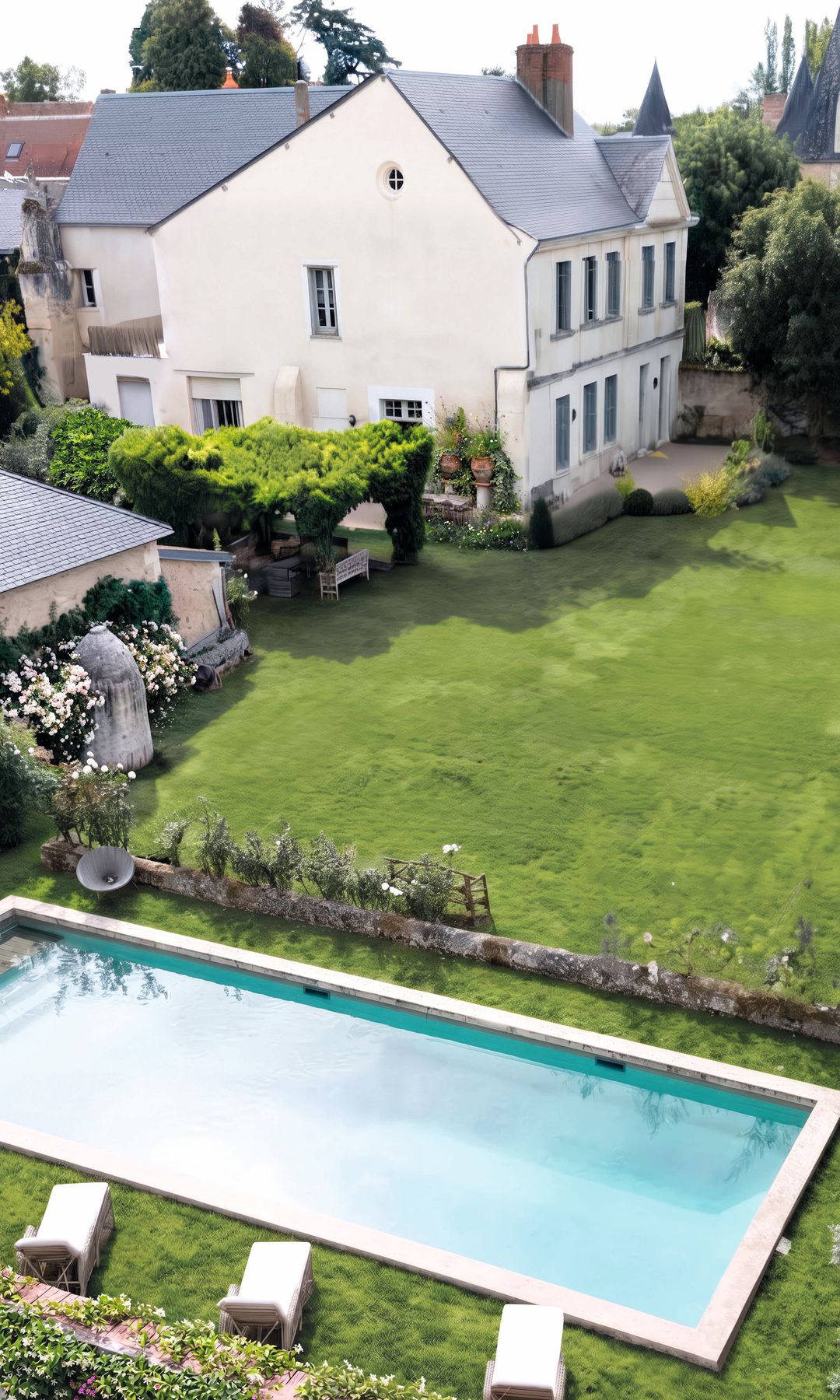 Una vista panorámica de la casa de campo de Krystyna Dwernicka 