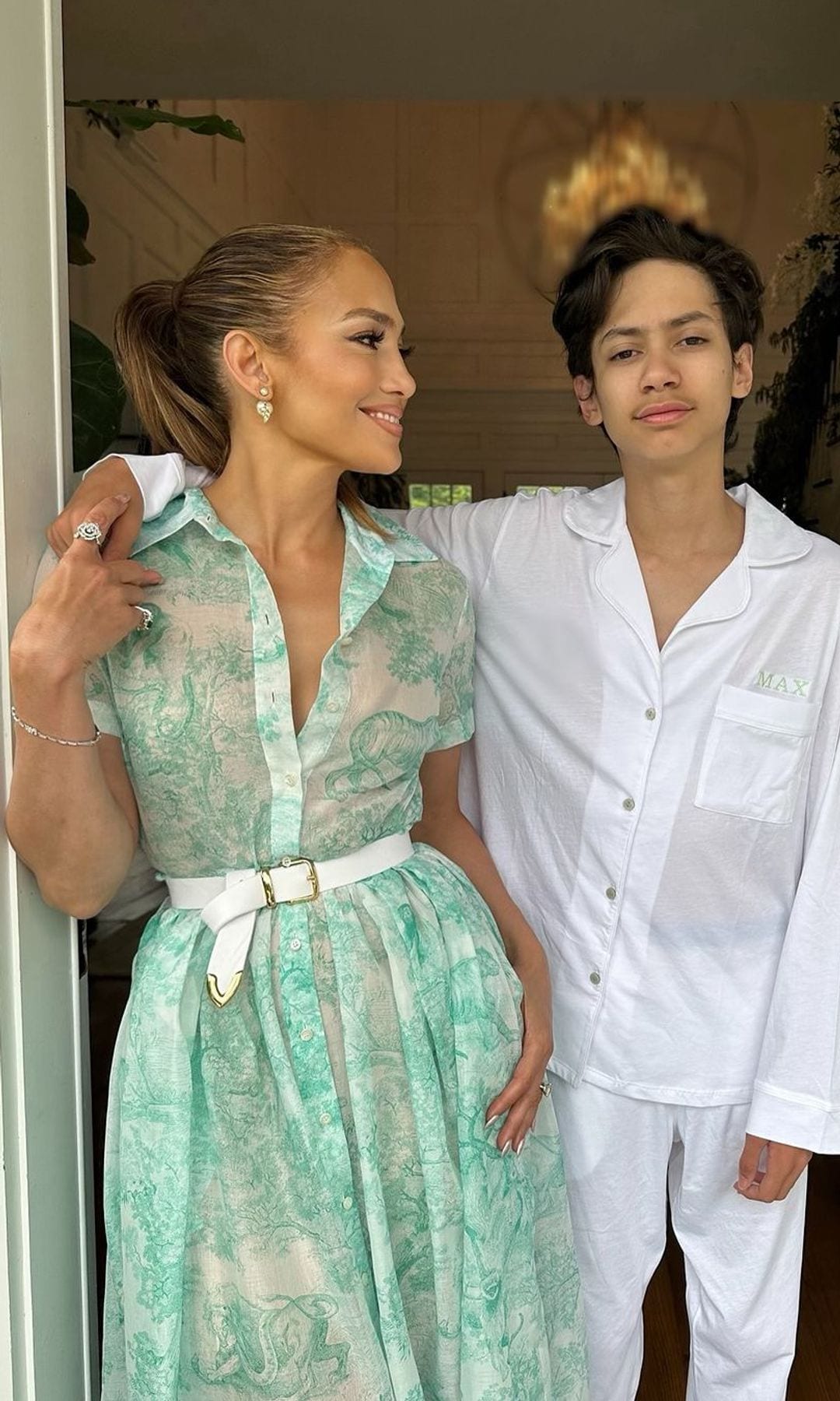 Jennfer Lopez con Max Muñiz