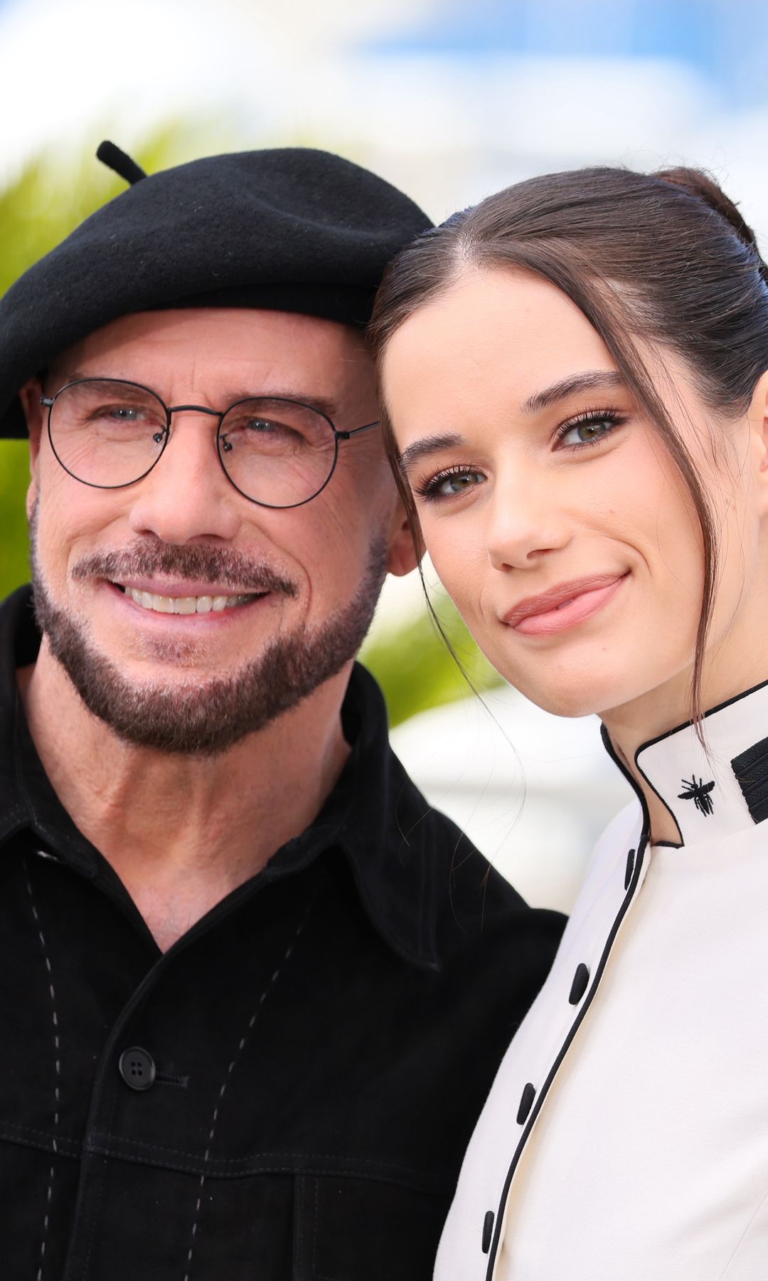 John Travolta y su hija Ella Bleu Travolta en el Festival de Cine de Cannes 2026
