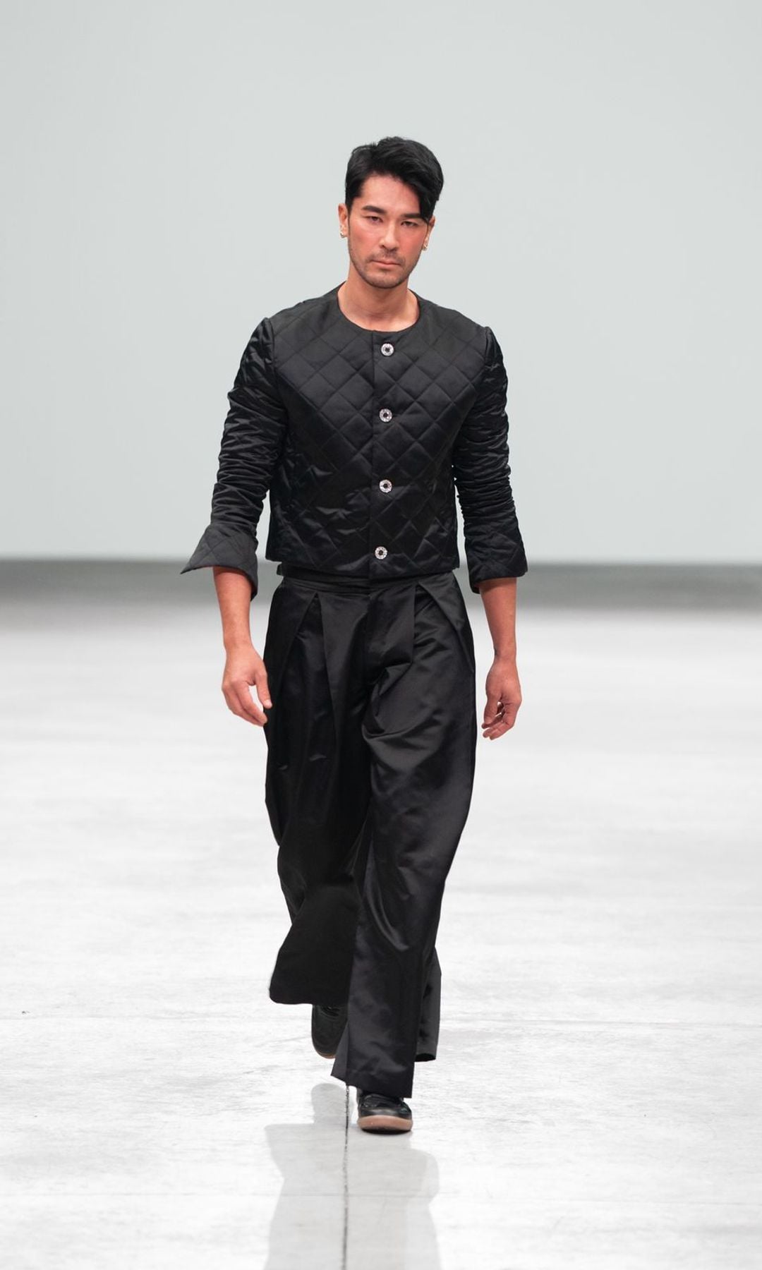 Kenta en el reciente desfile de Alejandro Carlín