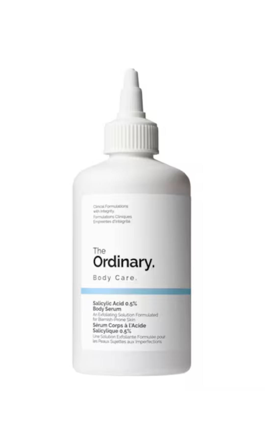 Sérum Corporal con Ácido Salicílico 0,5 % (20€), The Ordinary