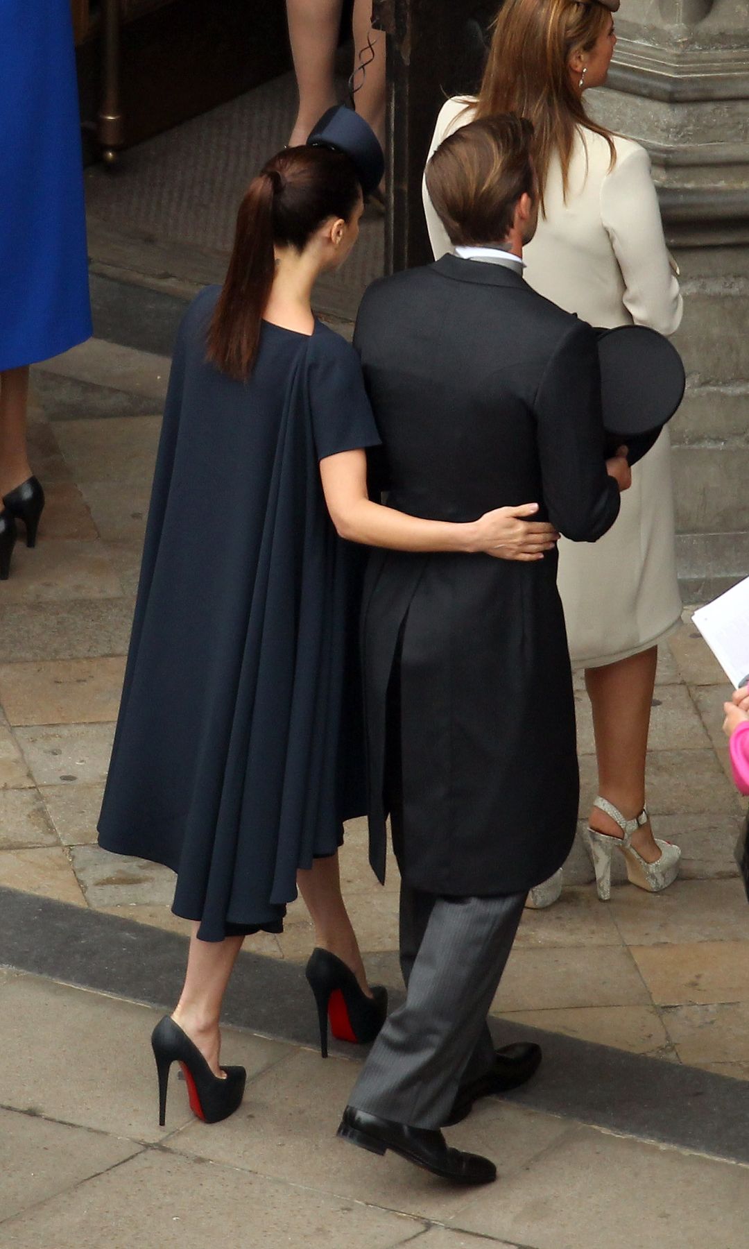 David y Victoria Beckham en la boda del príncipe Guillermo y Kate Middleton