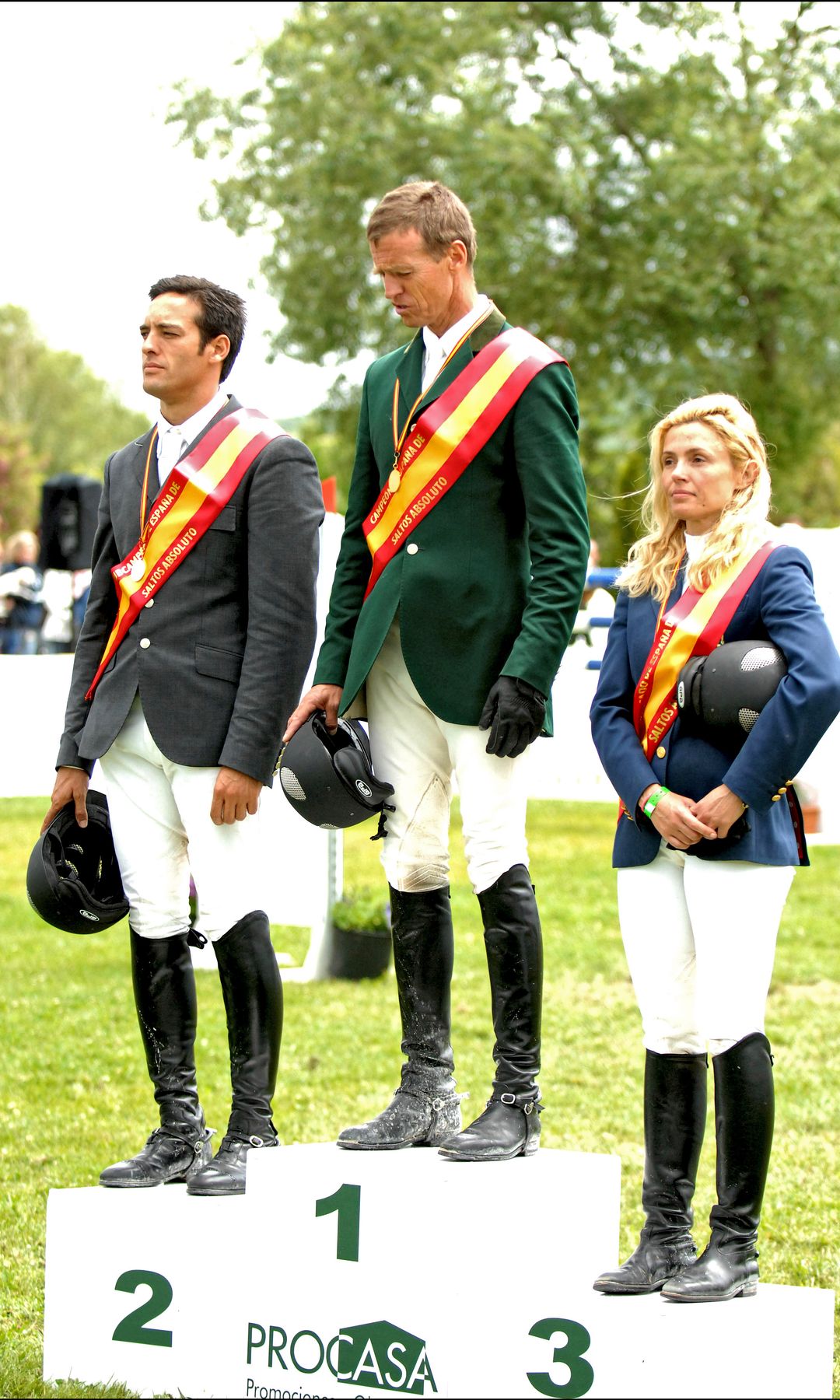 Rutherdord Latham como Campeón de España de Saltos de obstáculos de Hípica en 2007 
