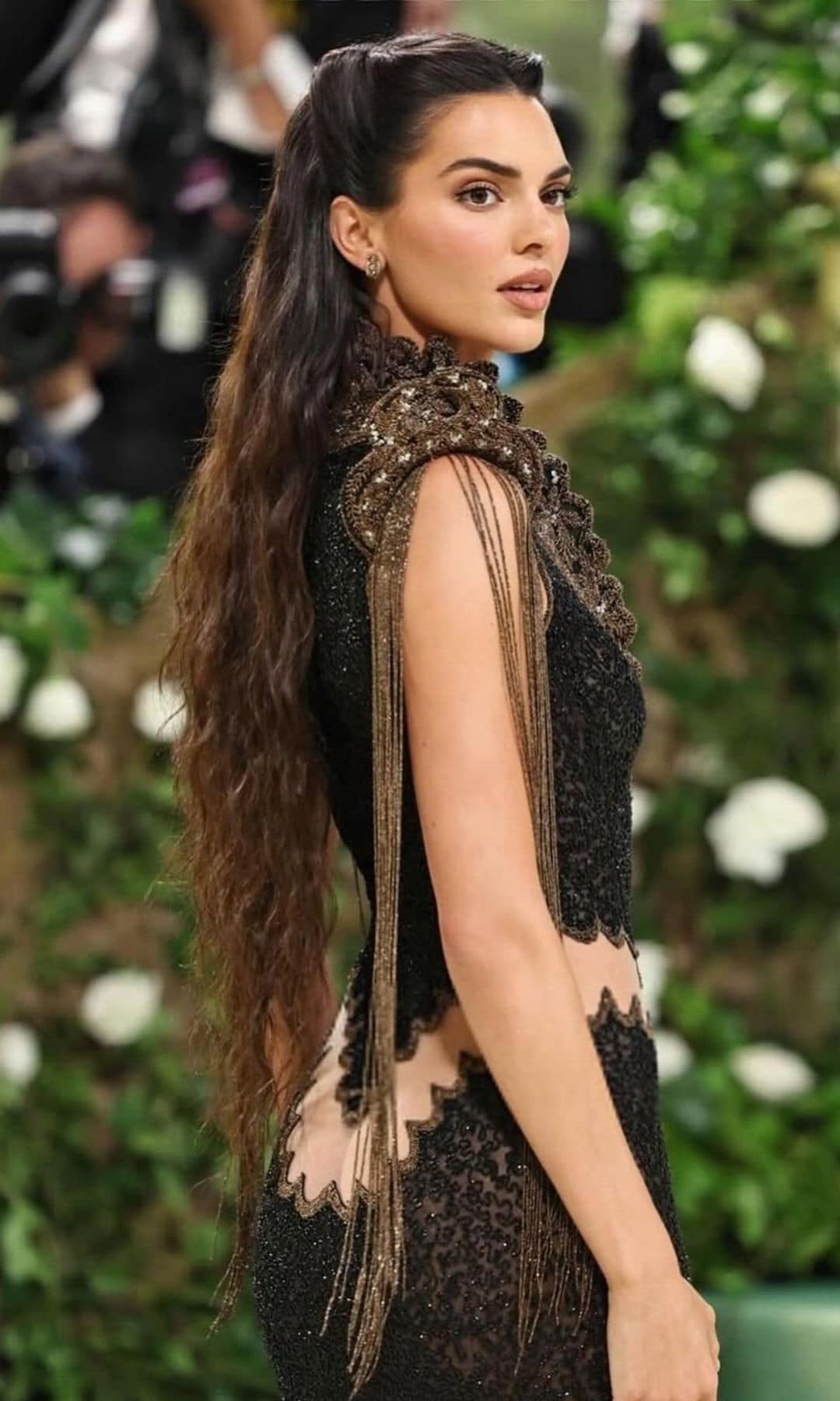 Peinados para Navidad para pelo largo