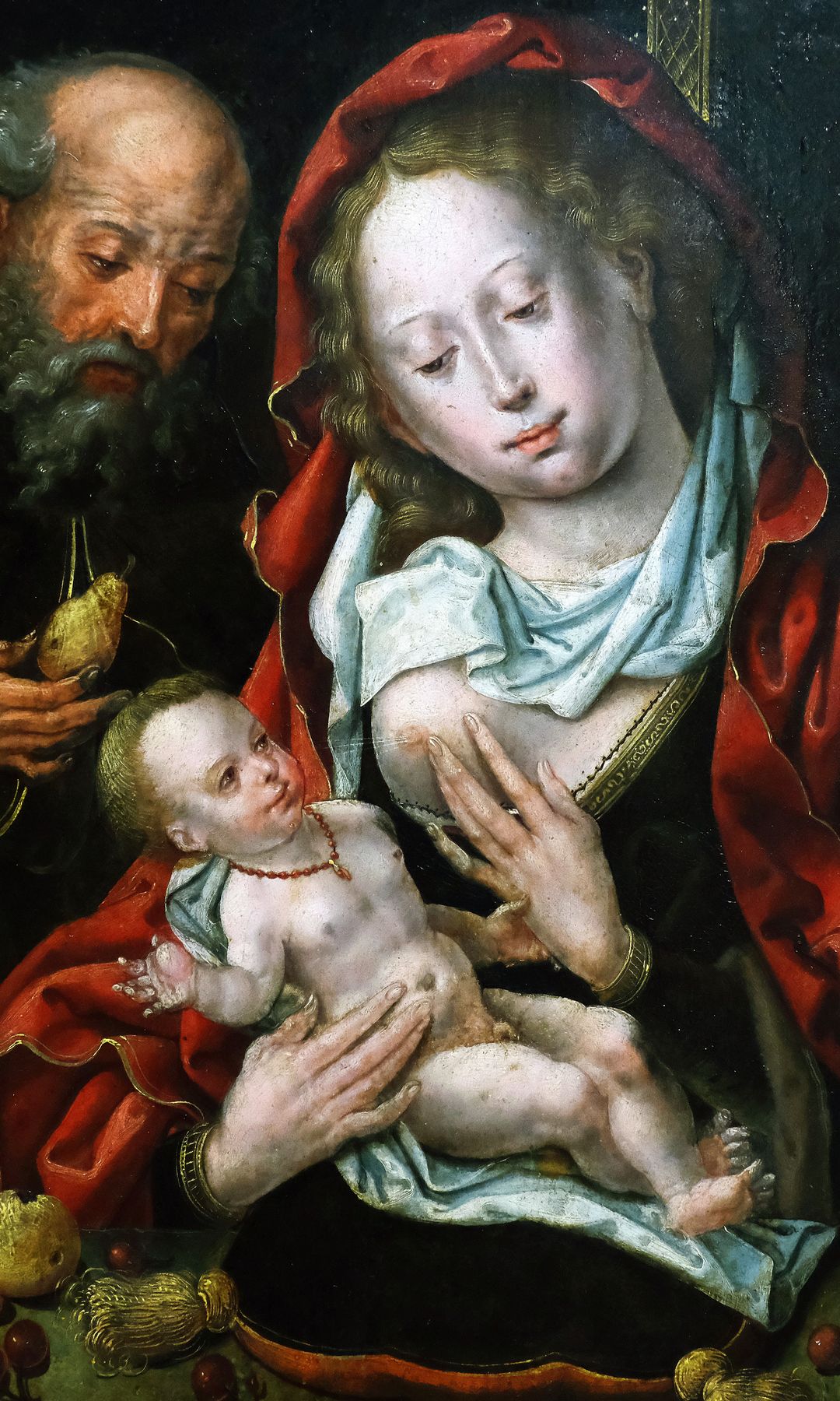 'La Virgen de la Leche' en el Museo de Santa Clara de Gandía.