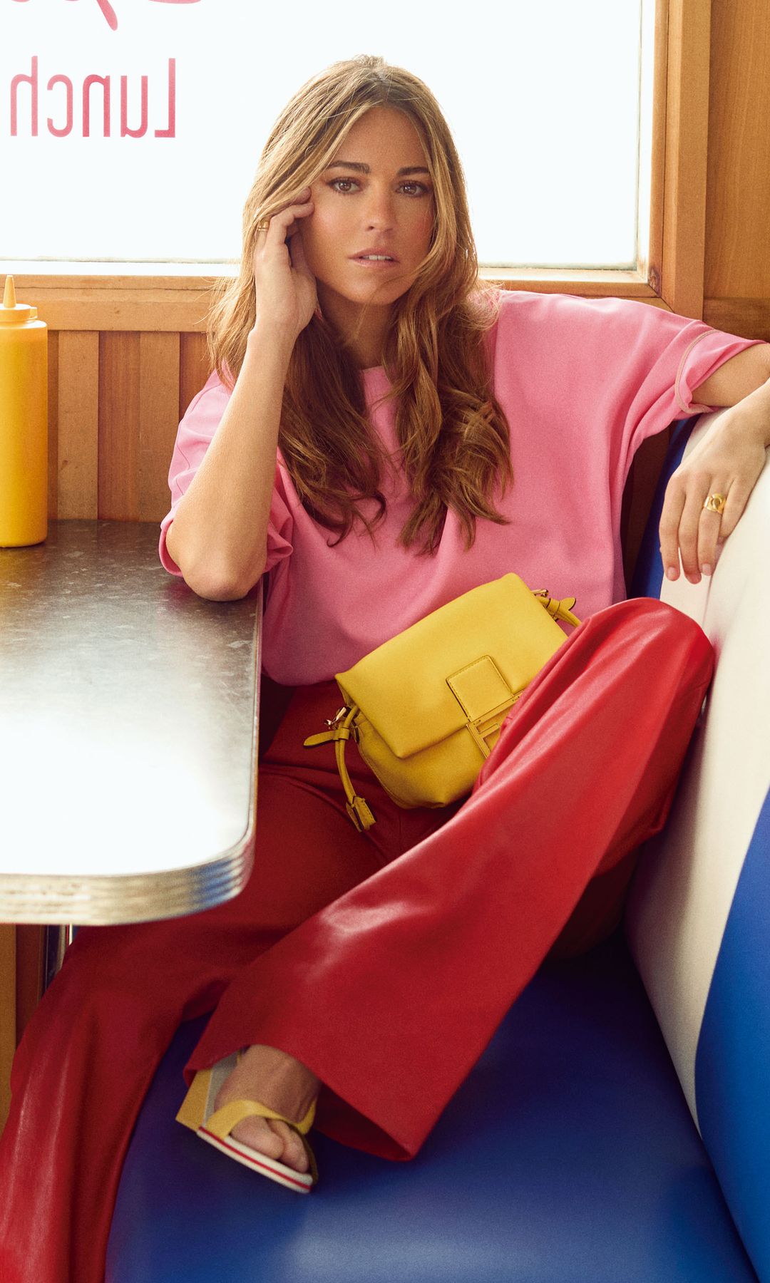 Sofía con 'total look' de Fendi 