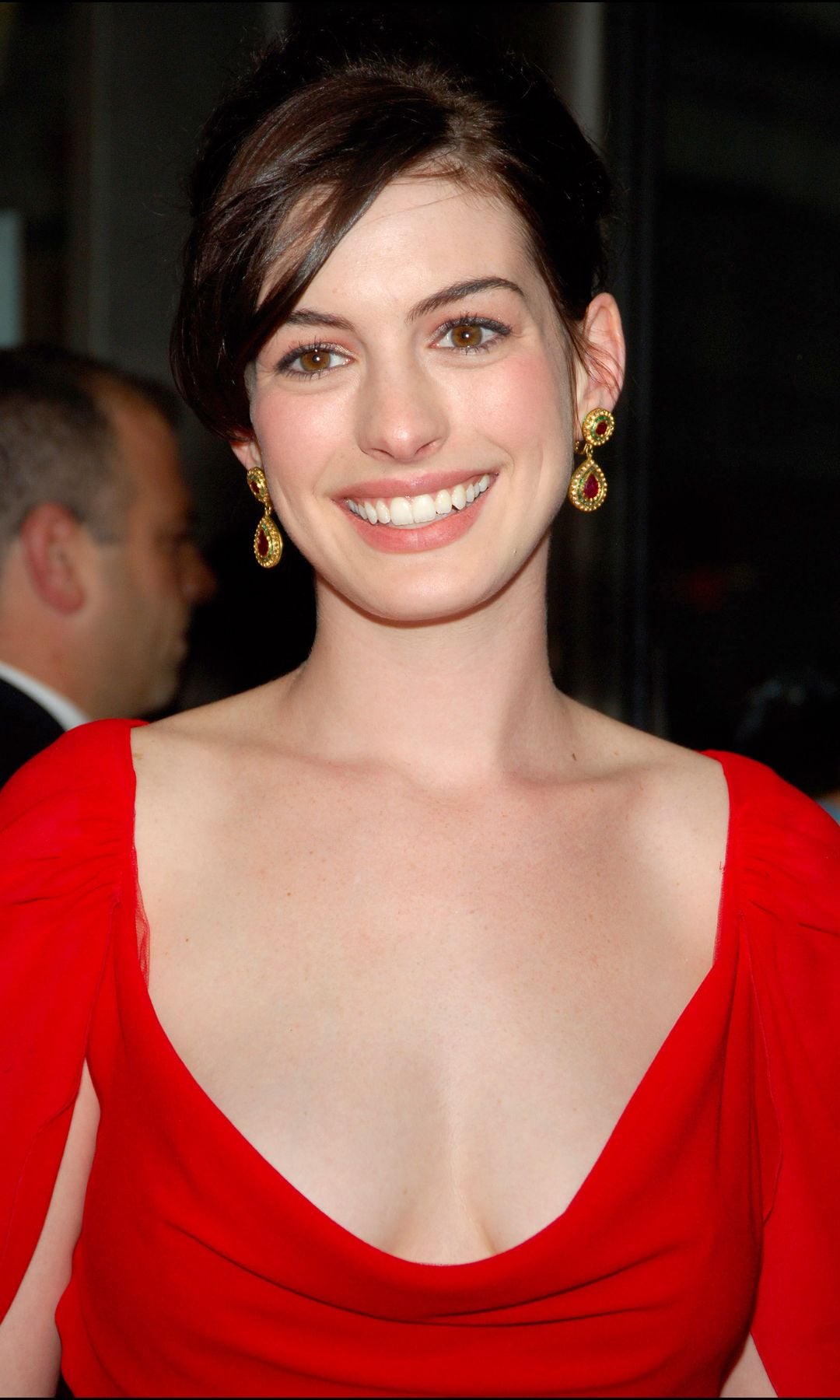 Anne Hathaway en el estreno de 'El diablo viste de Prada0, en junio de 2006