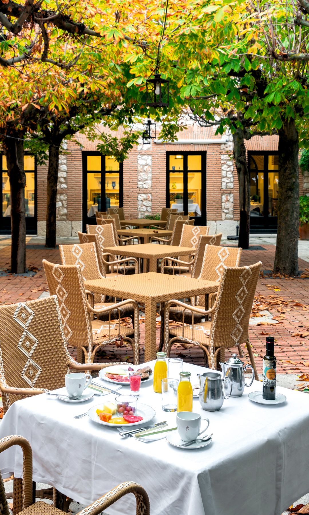 Desayuno en el parador de Chinchón Madrid