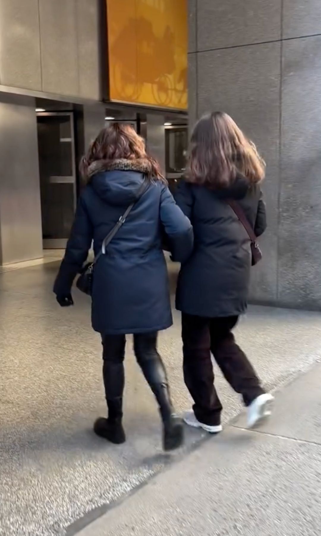 La periodista con su hija Emma