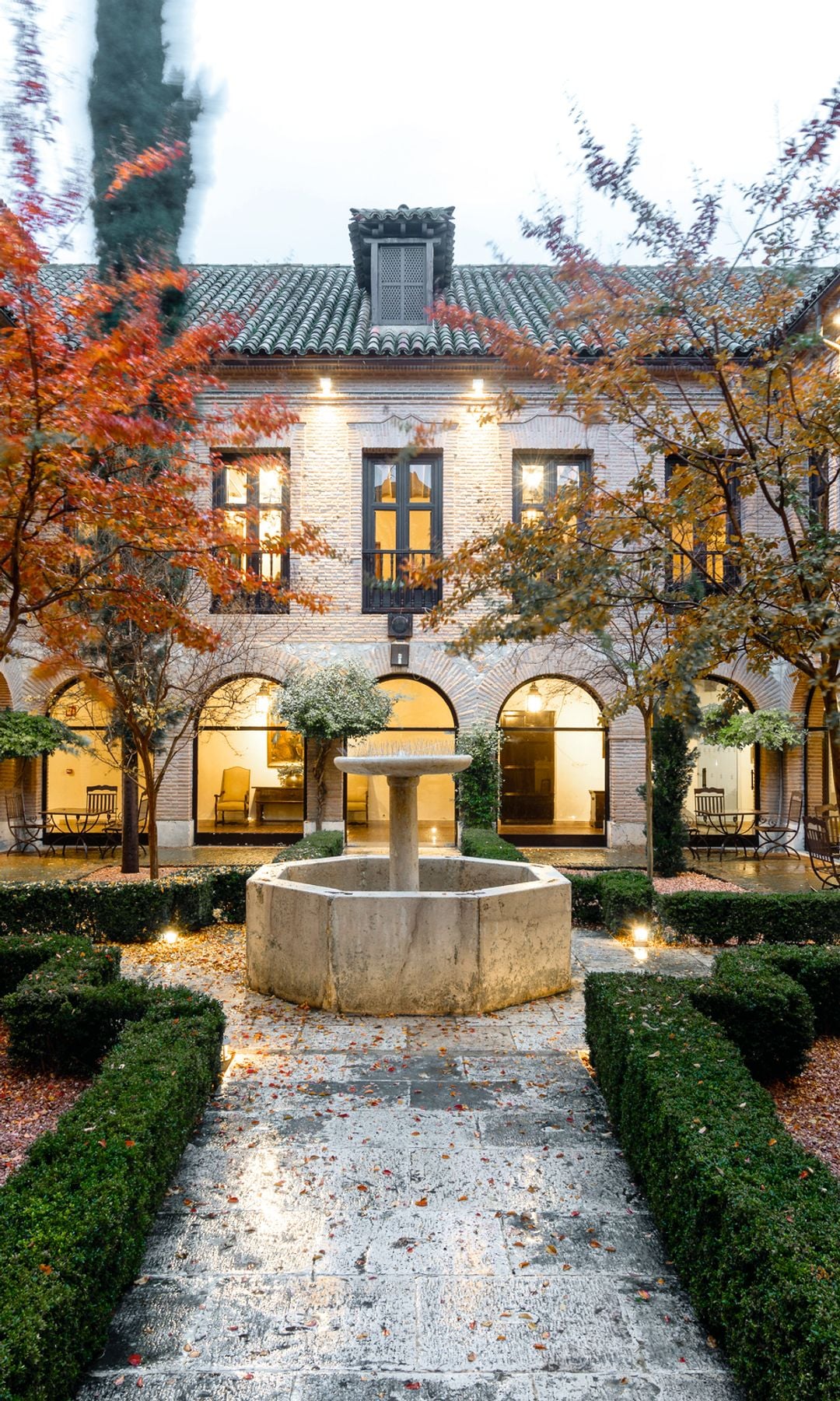 El precioso claustro del Parador de Chinchón Madrid