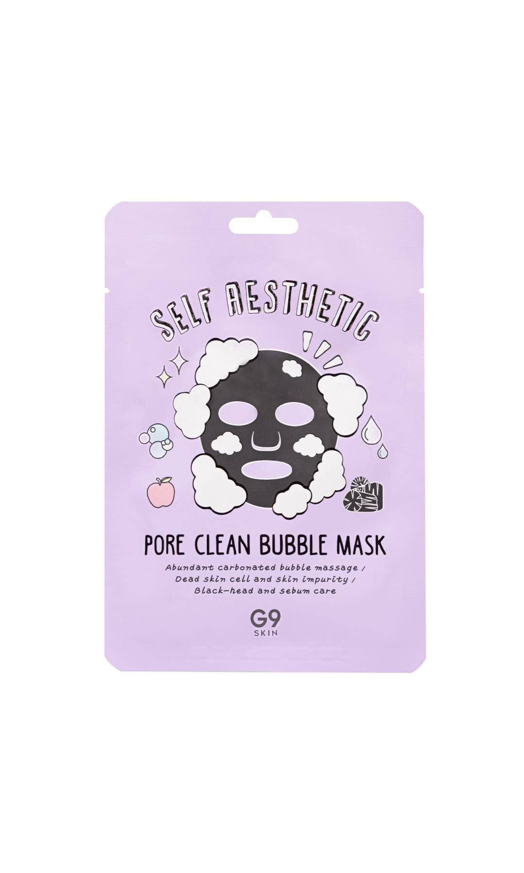 Self Aesthetic Pore Clean Bubble Mask (3,99€), G9SKIN