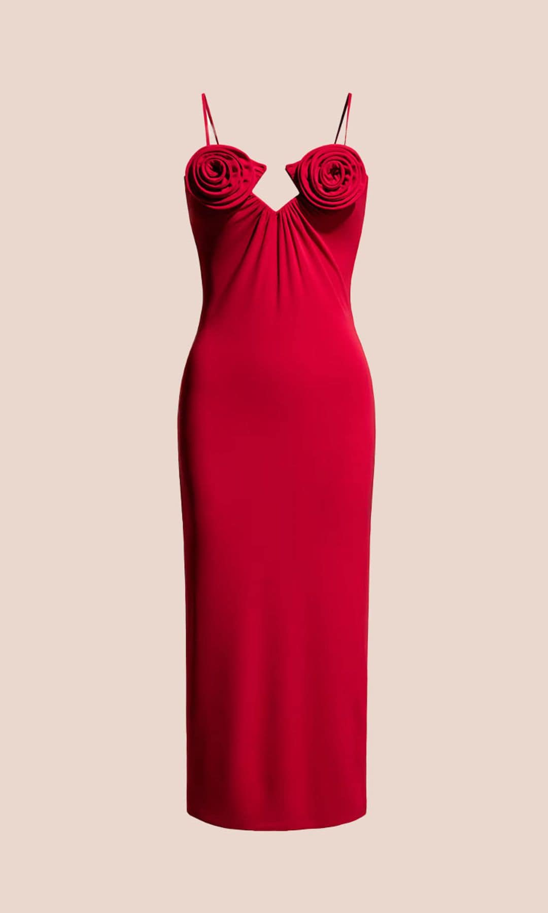 Paula Echevarría vestido rojo