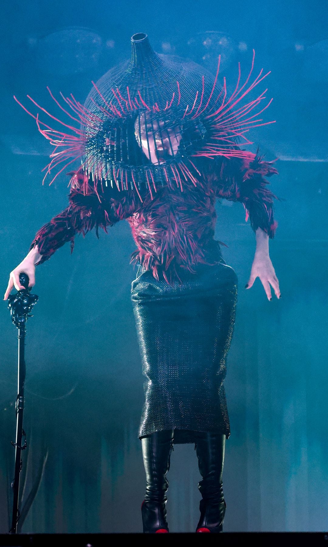 Lady Gaga sobre el escenario