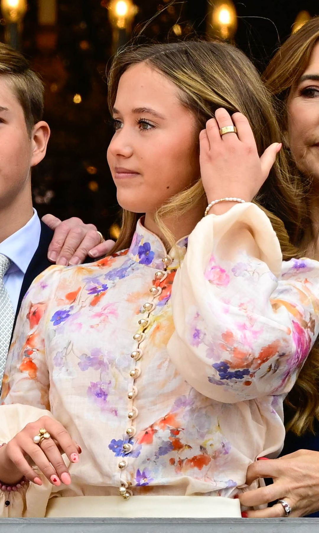 La princesa Josephine en la celebración del 57 cumpleaños del rey Frederik, 2025