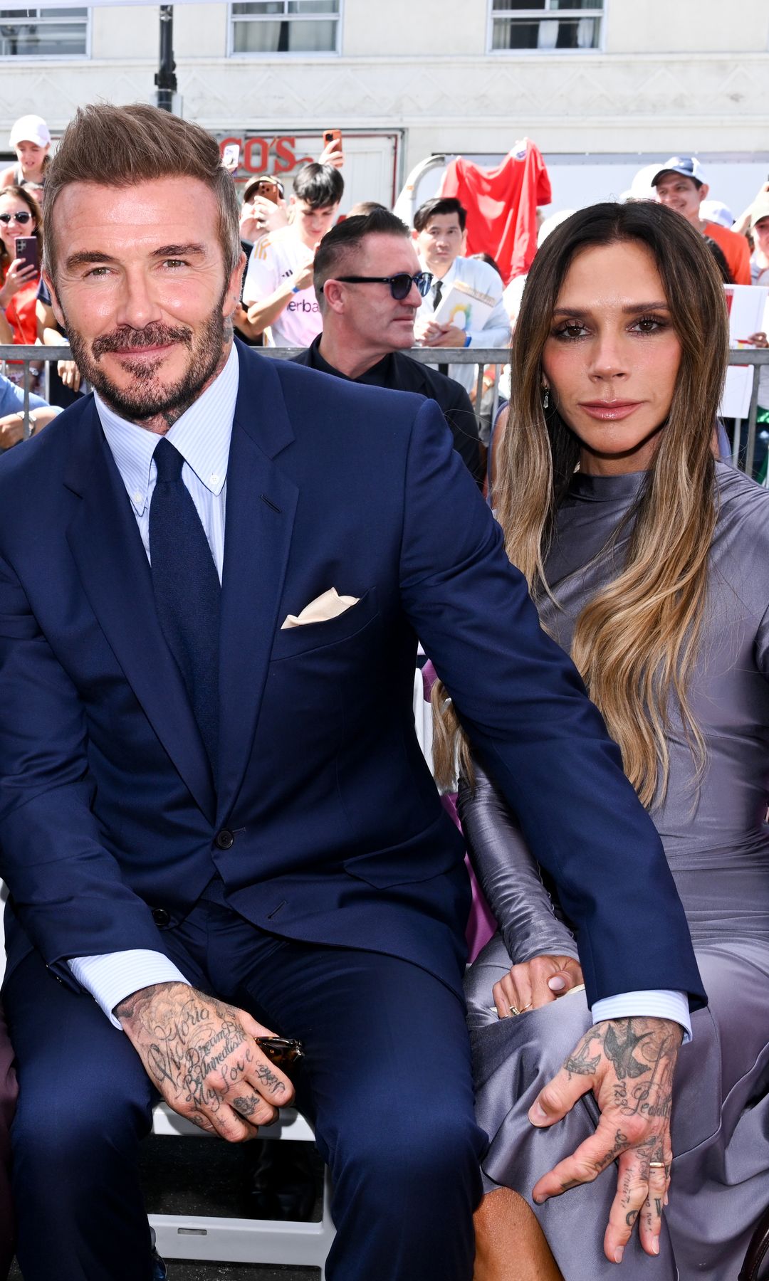 David Beckham y Victoria Beckham en la ceremonia de homenaje a David Beckham con una estrella en el Paseo de la Fama de Hollywood el pasado 12 de julio de 2026