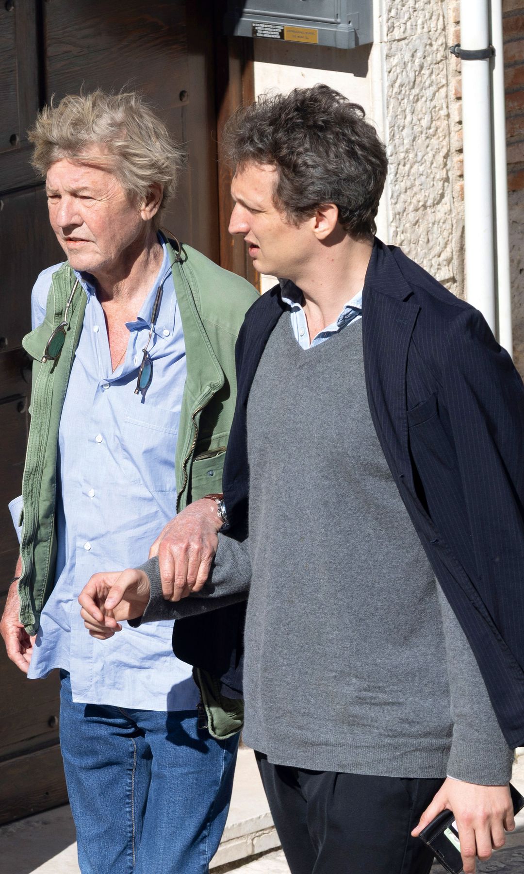 Ernesto de Hannover, paseando con su sobrino Otto