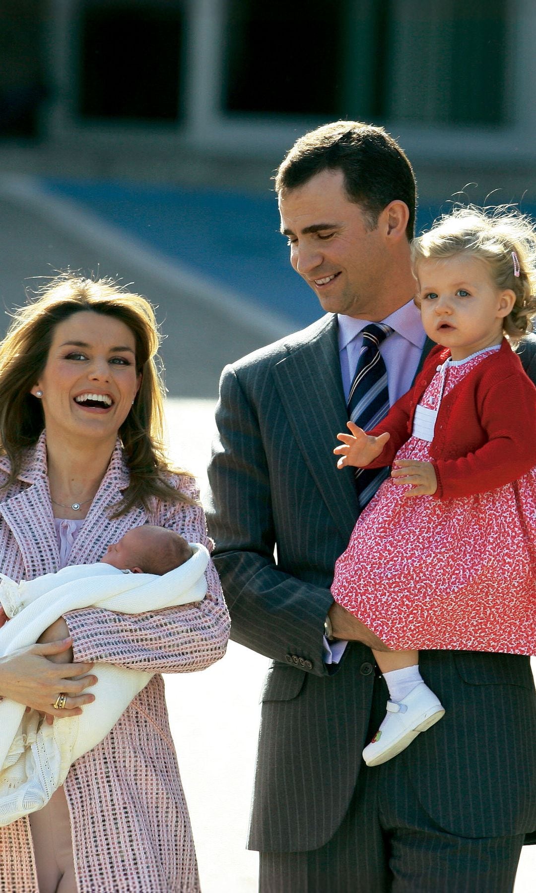 Los reyes Felipe y Letizia con la princesa Leonor y la infanta Sofía