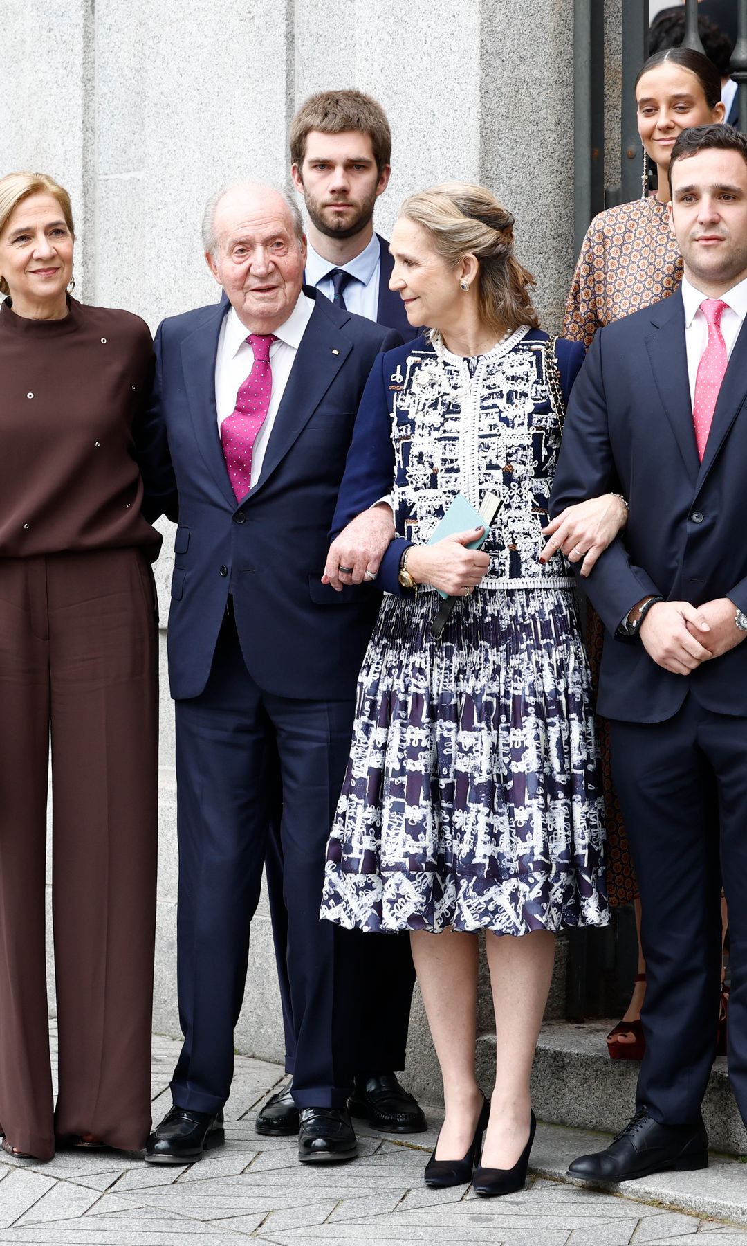 Imagen tomada el pasado abril en Madrid durante la boda de Teresa Urquijo y José Luis Mártinez Almeida