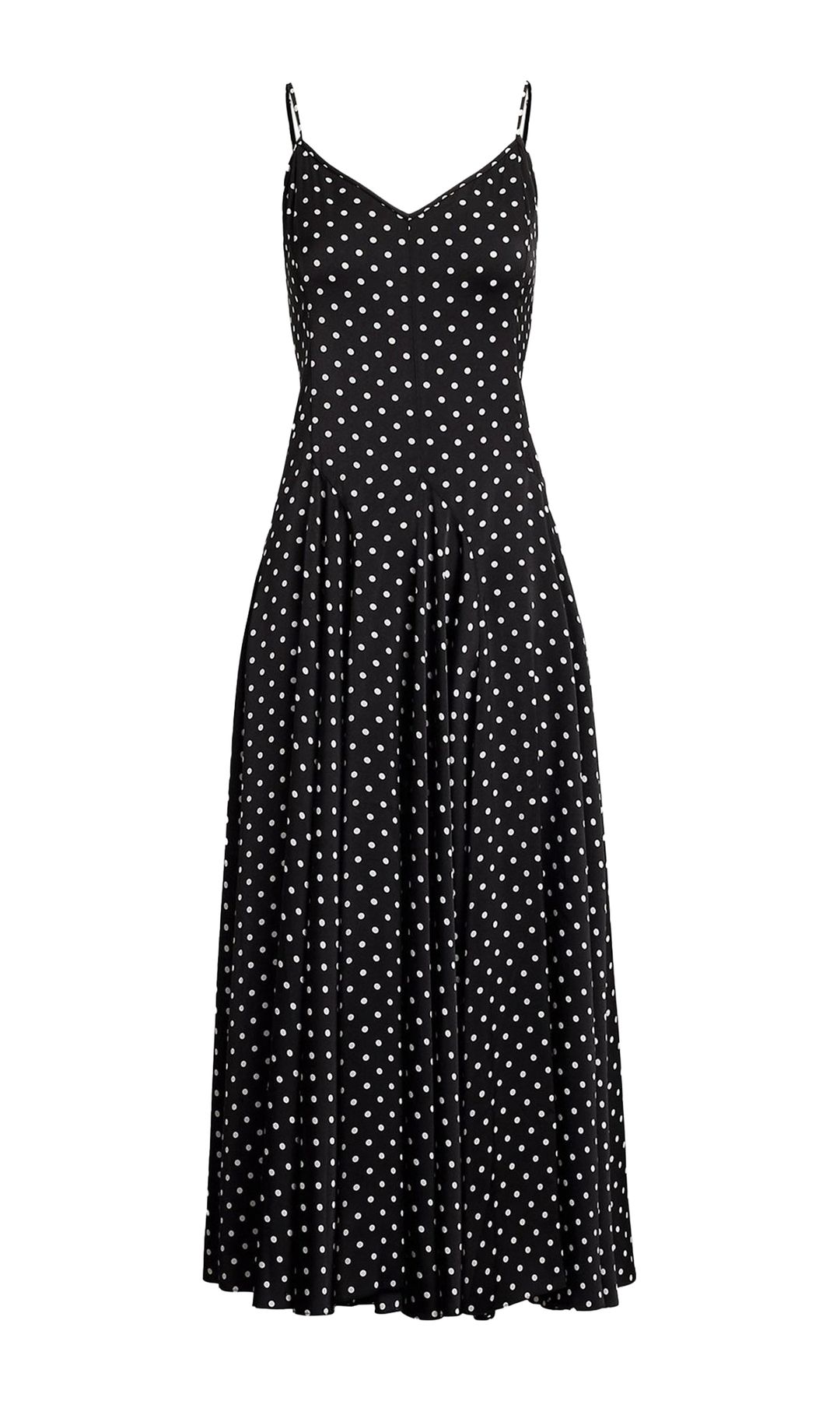 Vestido de lunares (495 €), de Polo Ralph Lauren
