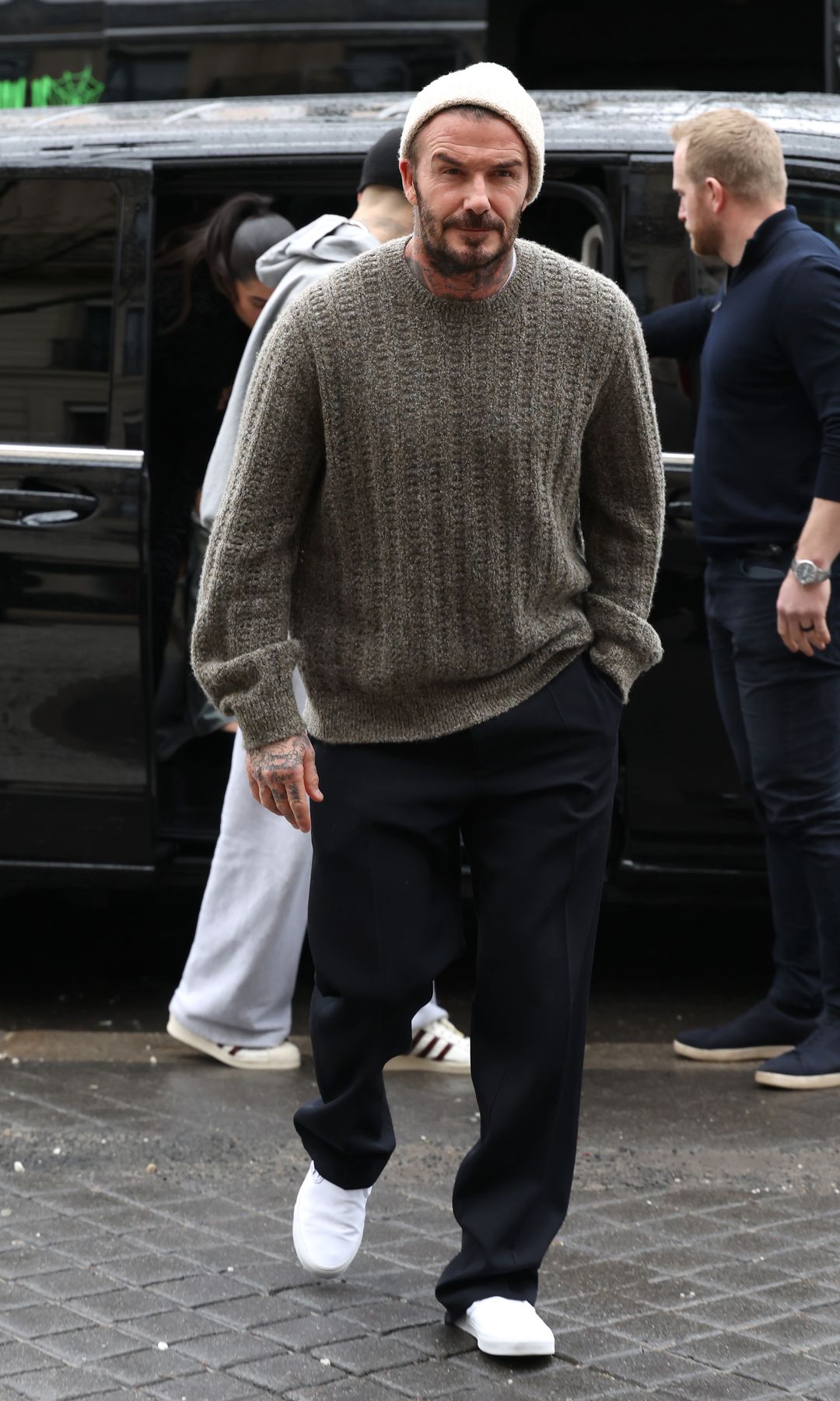 Así fue visto David Beckham en París.