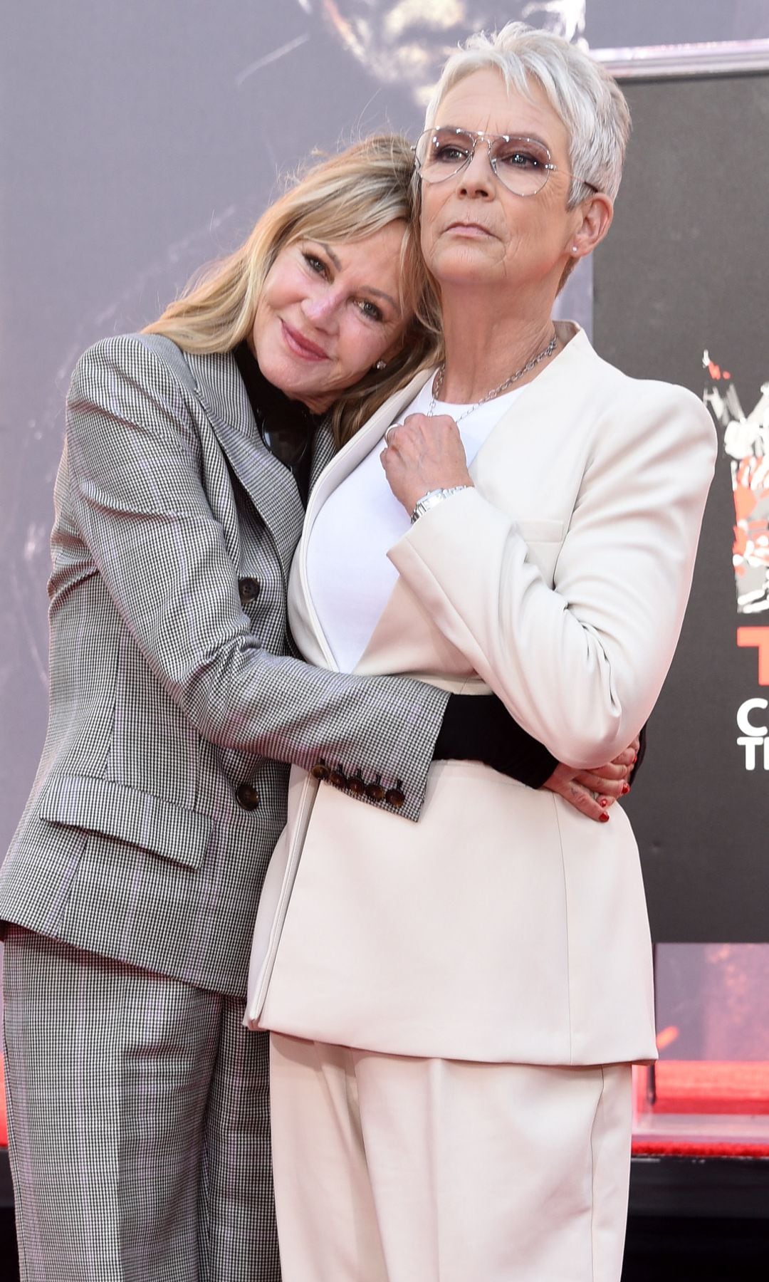 La protagonista con Jamie Lee Curtis