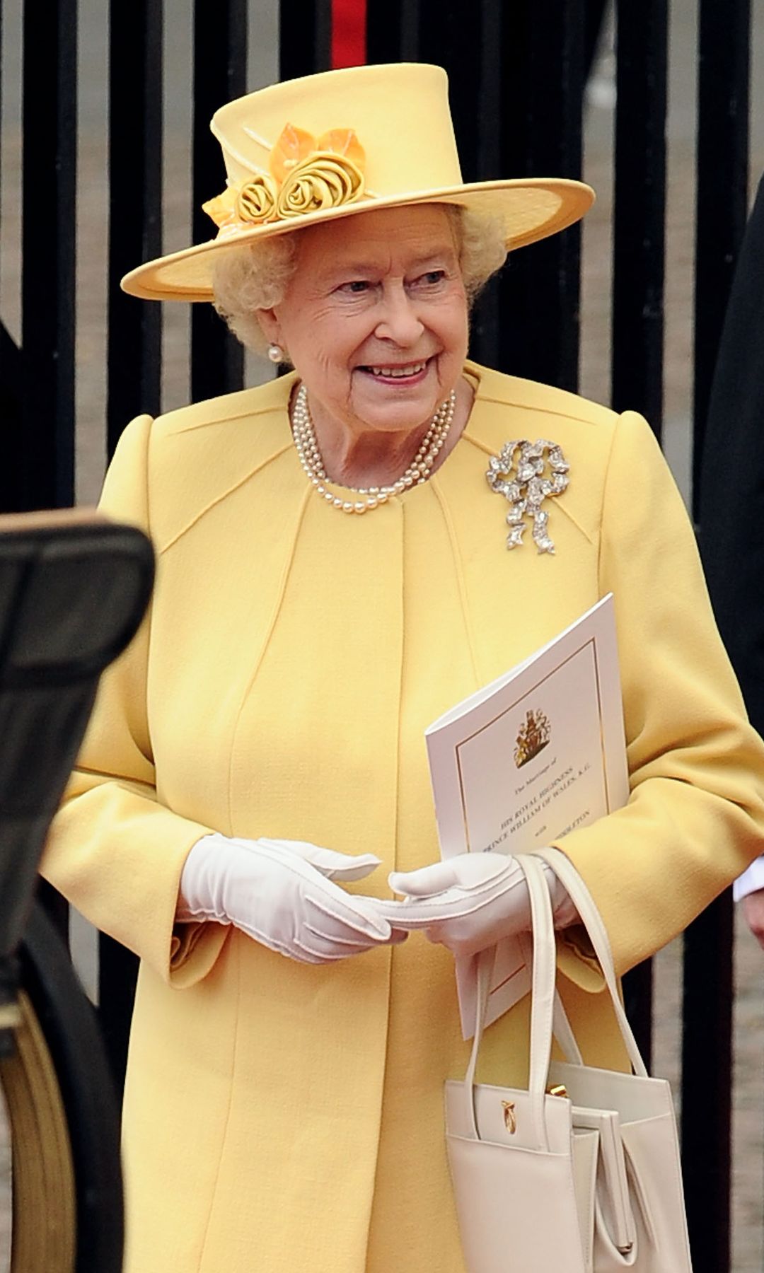 Isabel II en la boda del príncipe Guillermo y Kate Middleton (2011)