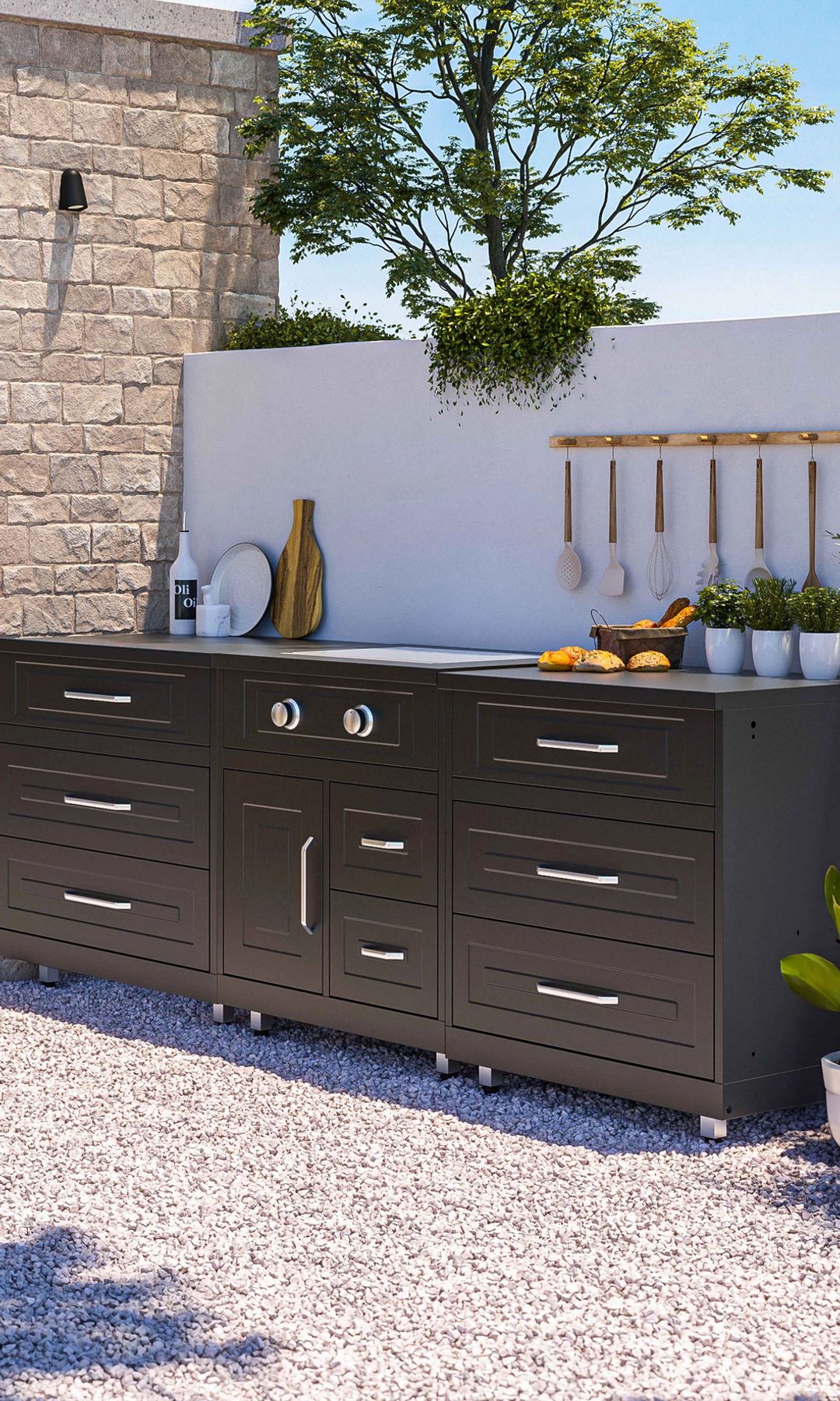 Cocina de exterior de Leroy Merlin