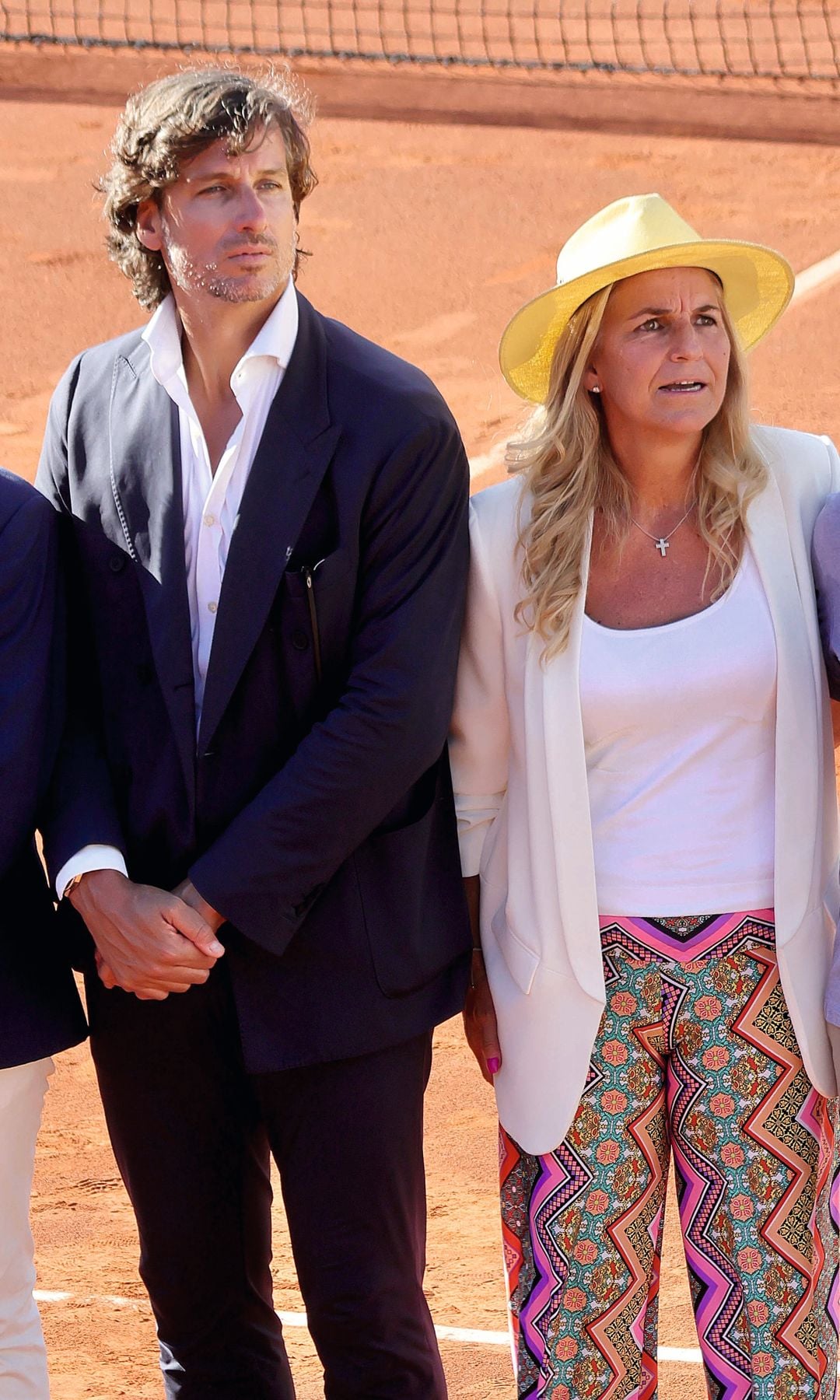 El actual director del torneo con Arancha Sánchez Vicario, que asistió al homenaje que se rindió a los campeones del trofeo (Álex Corretja, Juan Carlos Ferrero, Albert Costa y Joan Balcells) en el año 2000