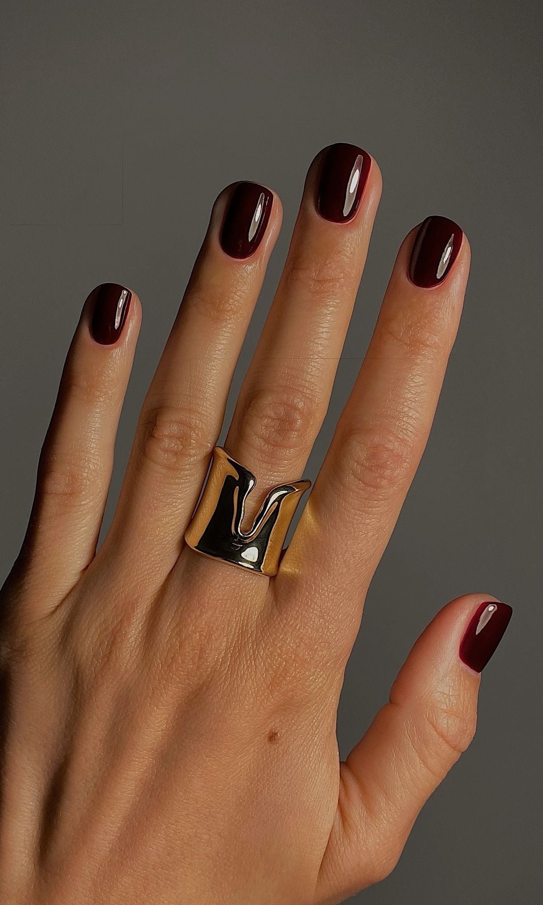 Manicura burdeos